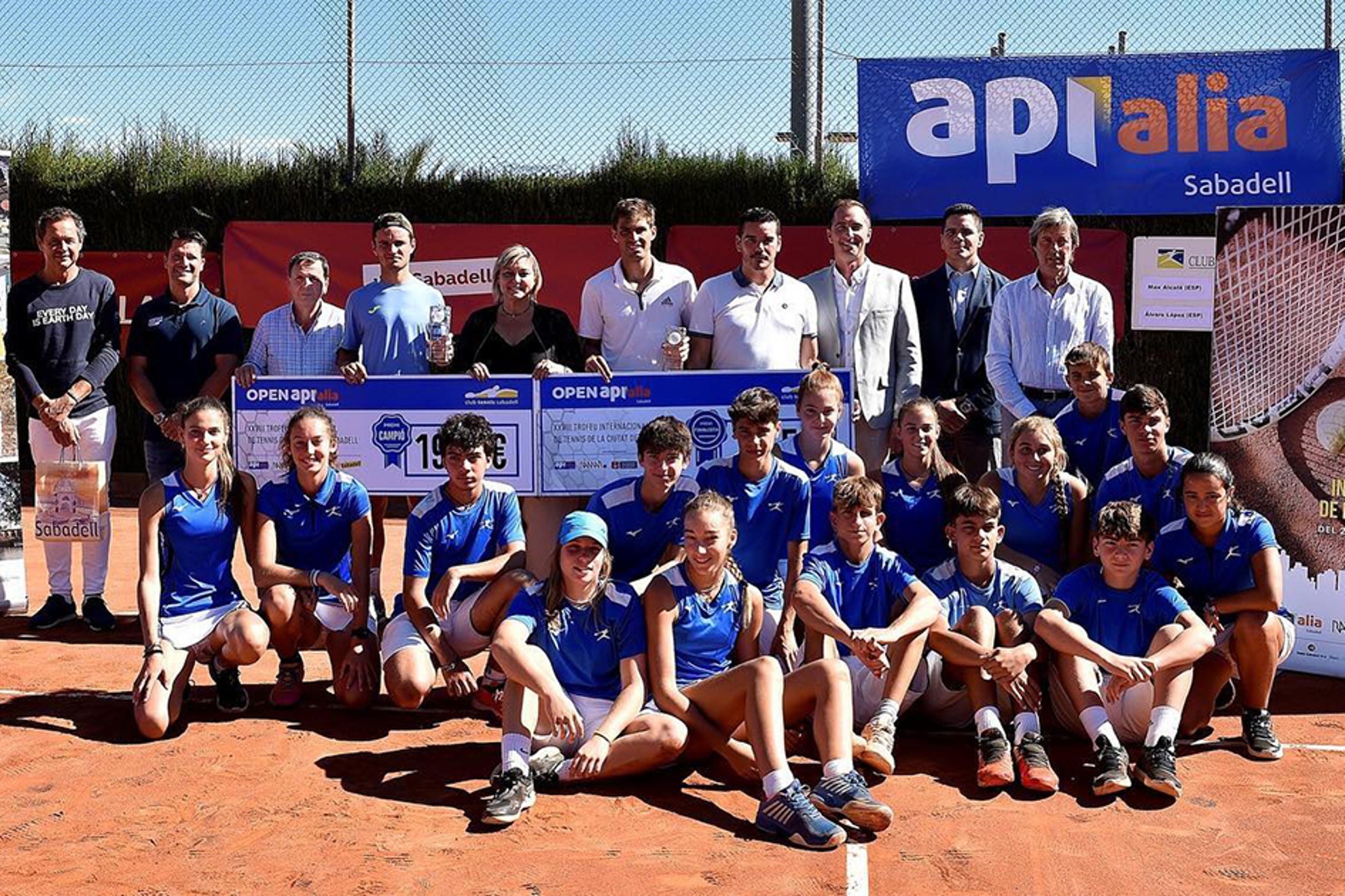 Final en Sabadell, entre Alcalá y Álvaro López / Foto: Club de Tenis Sabadell