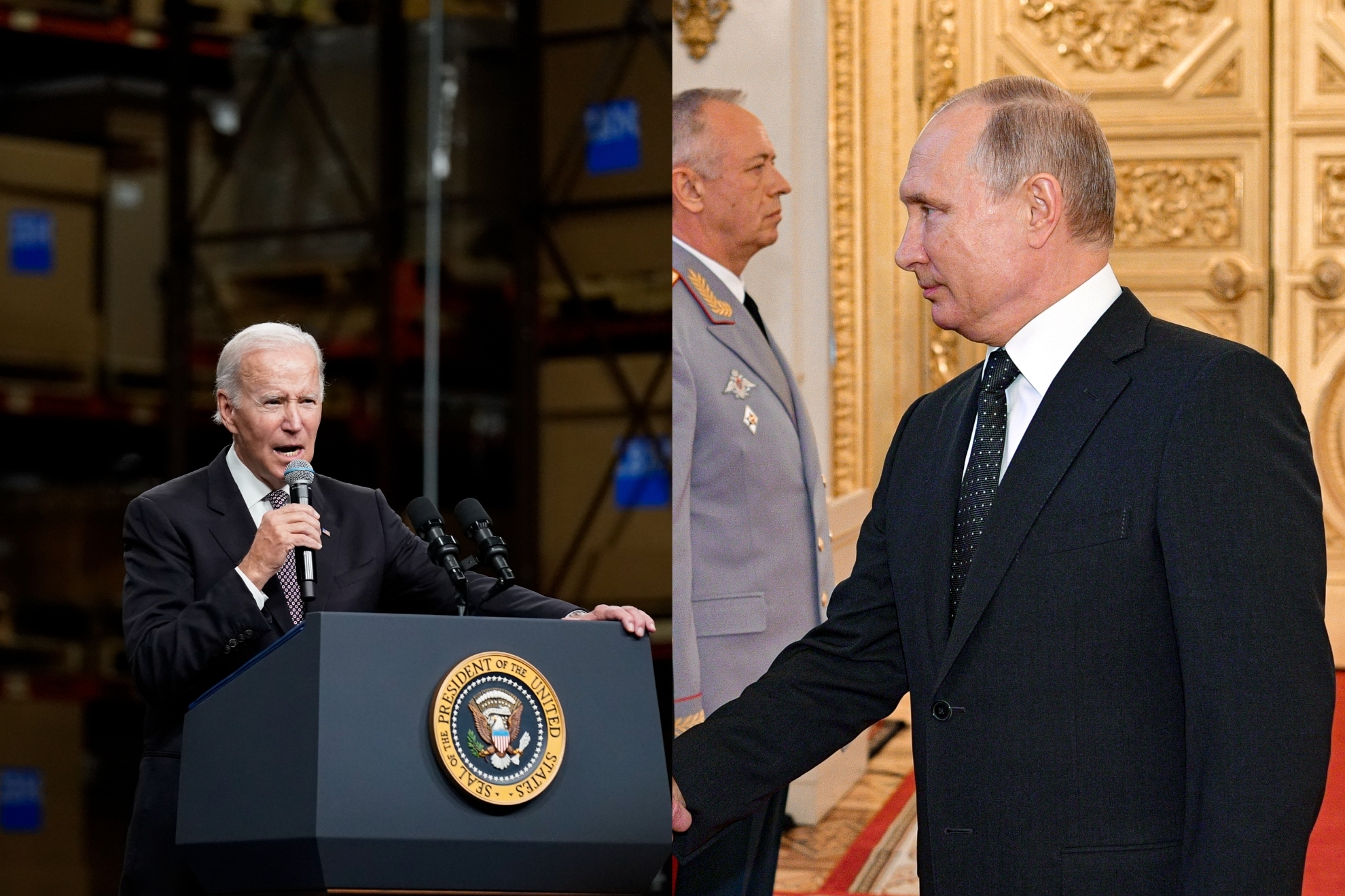 Biden and Putin mashup - AP