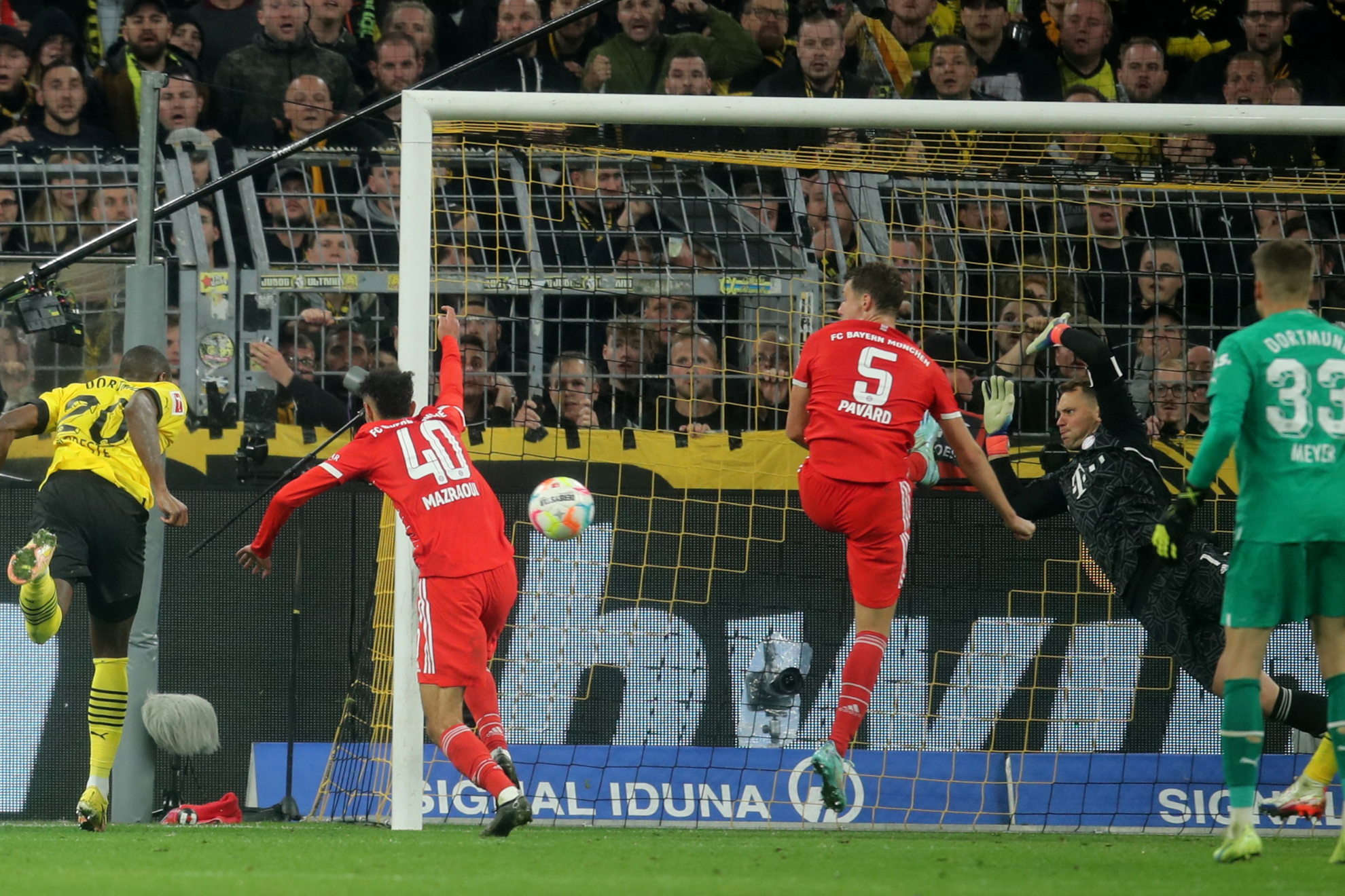 Borussia Dortmund le saca el empate al Bayern Munich con un gol al 95'