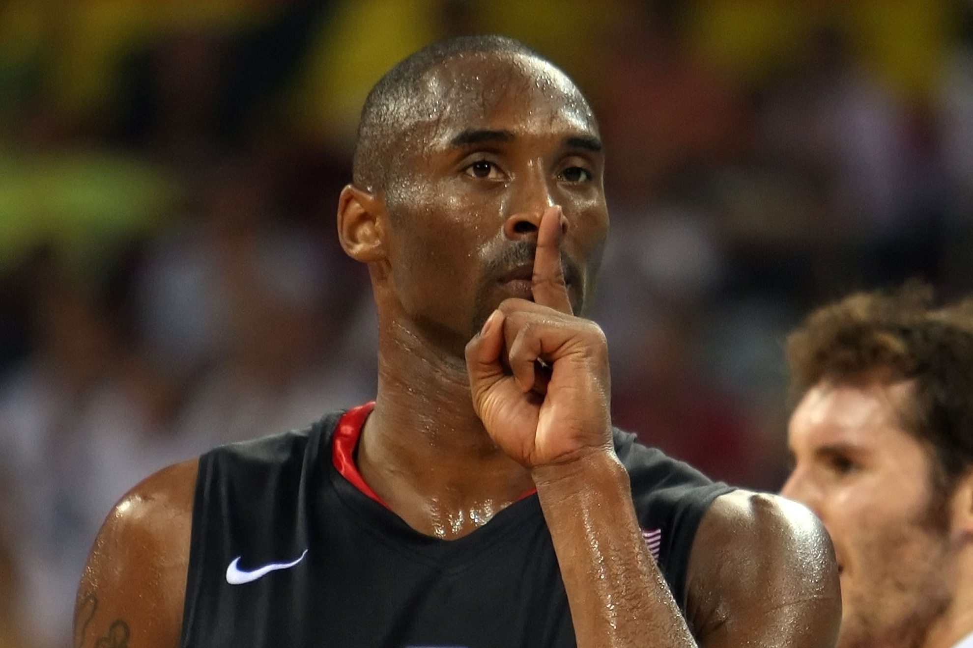 Kobe manda callar en plena final olímpica / GETTY IMAGES