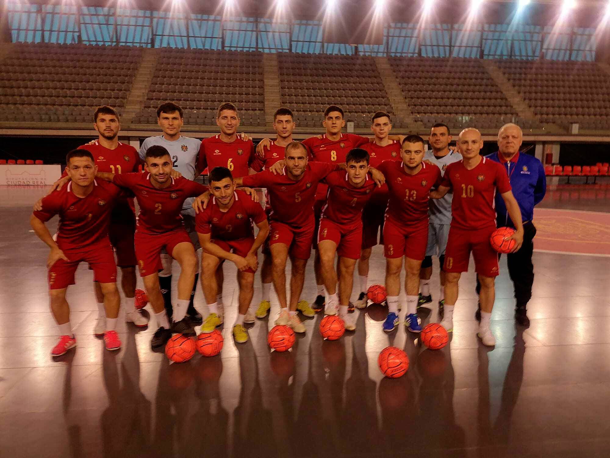 Los jugadores de Moldavia posan en Alcázar de San Juan/RFEF