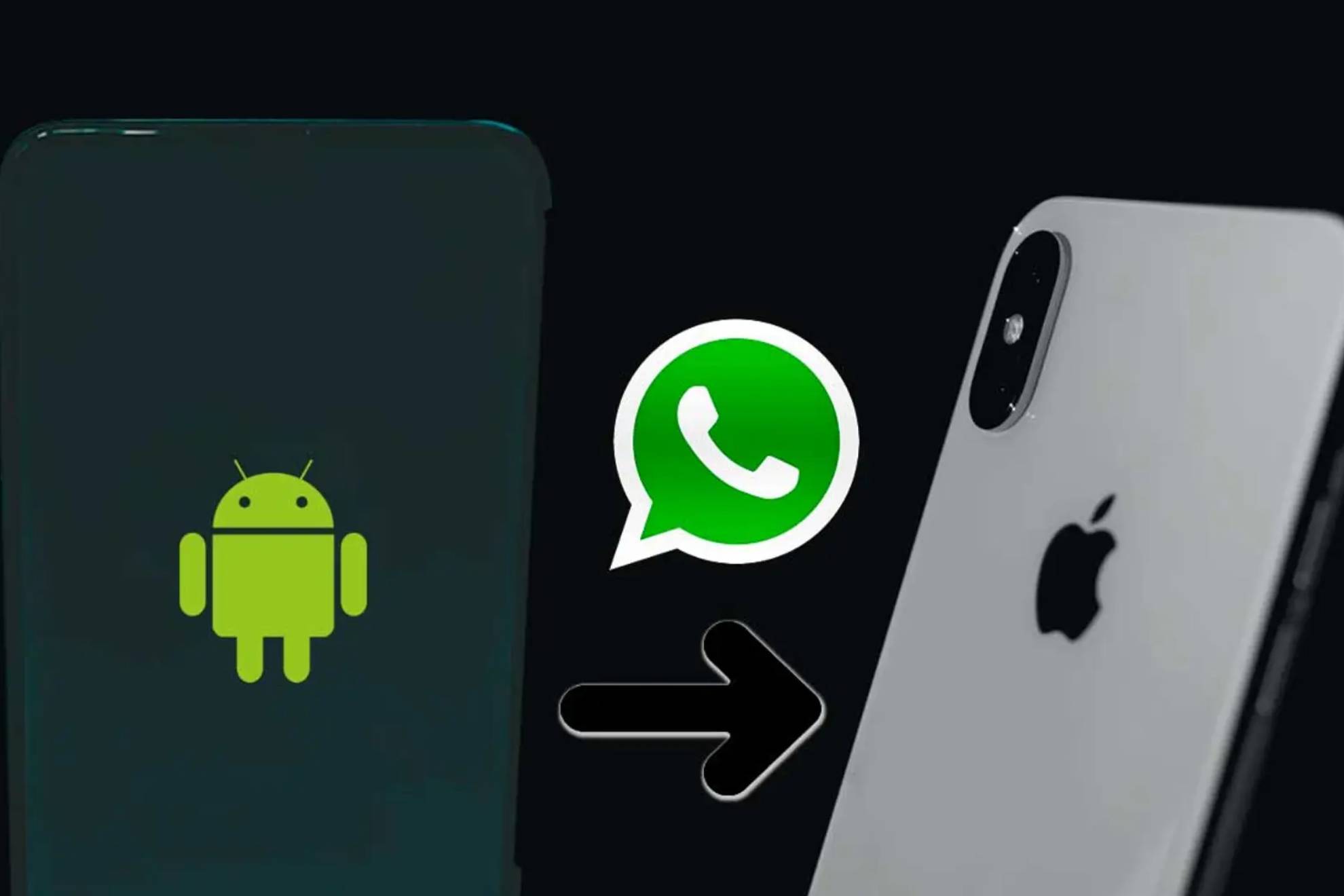 Transferir chats de WhatsApp de Android a iPhone y viceversa.