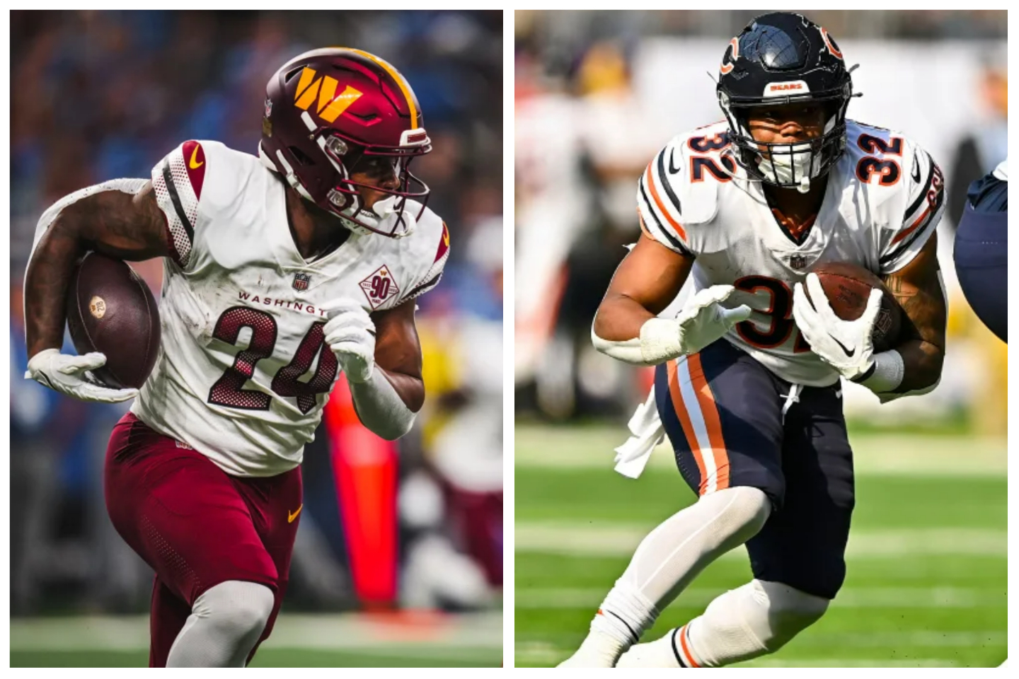 Washington Commanders against the Chicago Bears at Soldier Field. - chicagobears.com | commanders.com