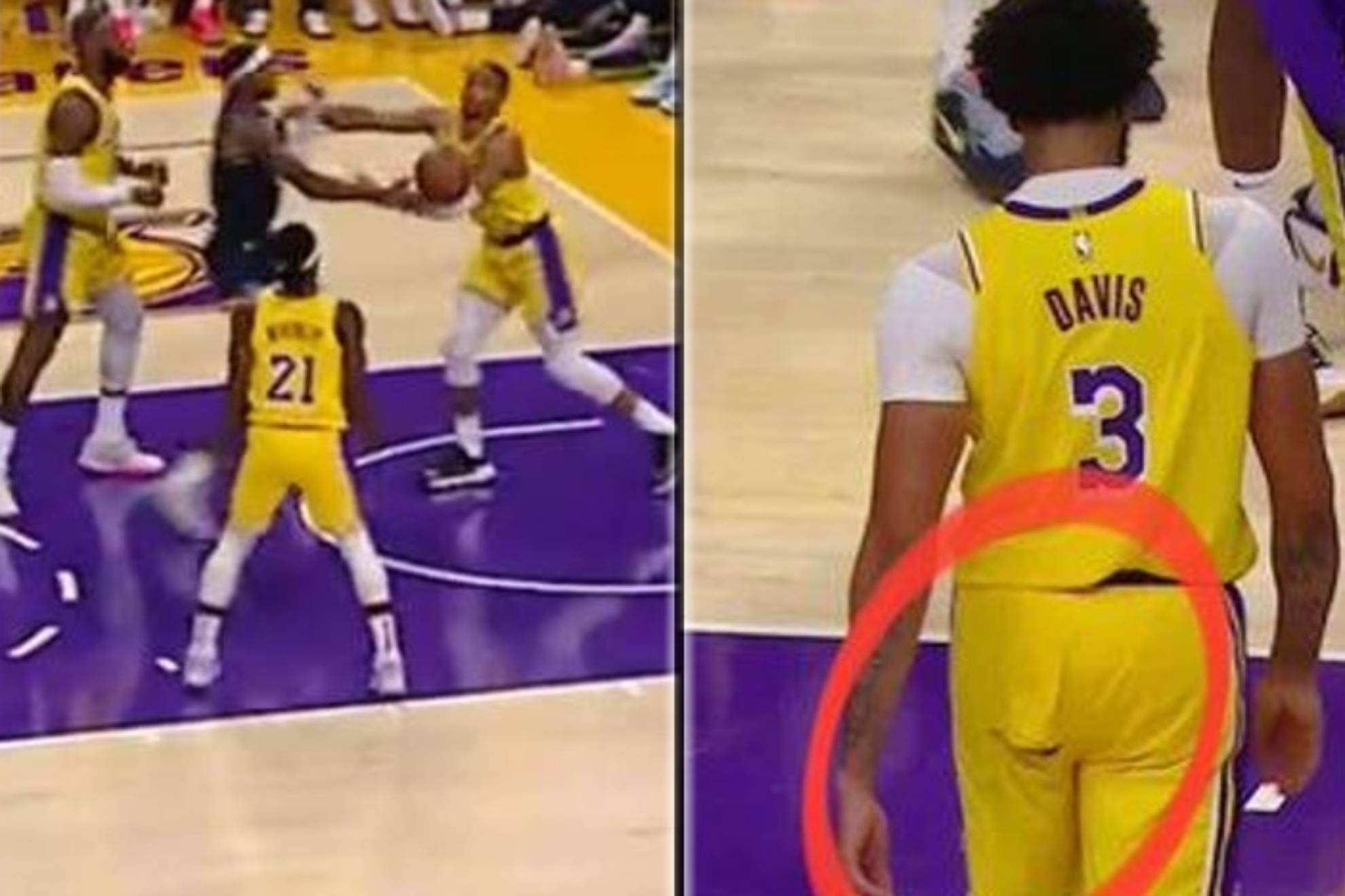 The craziest night in the NBA: Scuffles, dodgeball, an own-basket and shorts torn across the butt