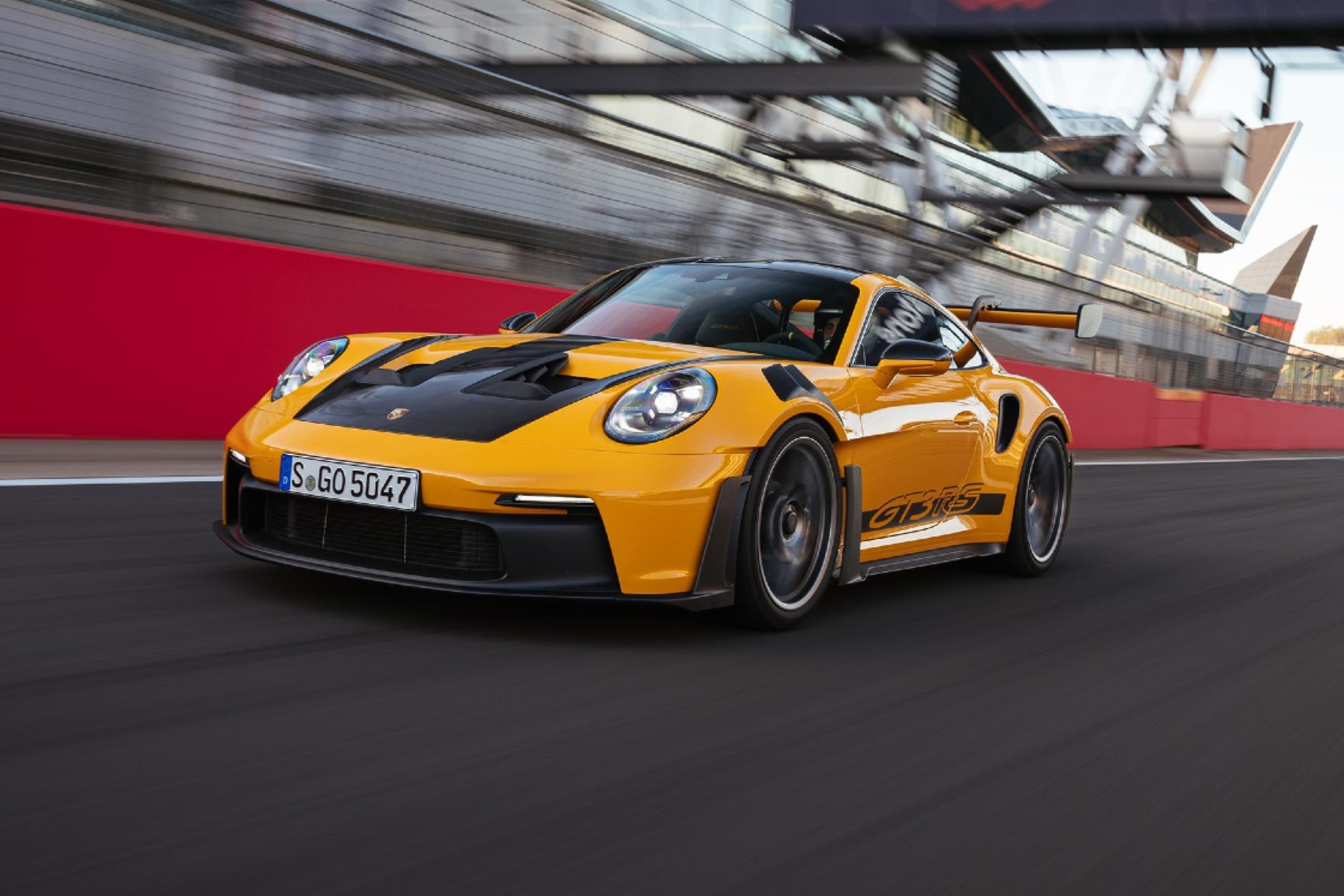El GT3 RS pasa de 0 a 100 en 3,2 segundos. Foto: Porsche.