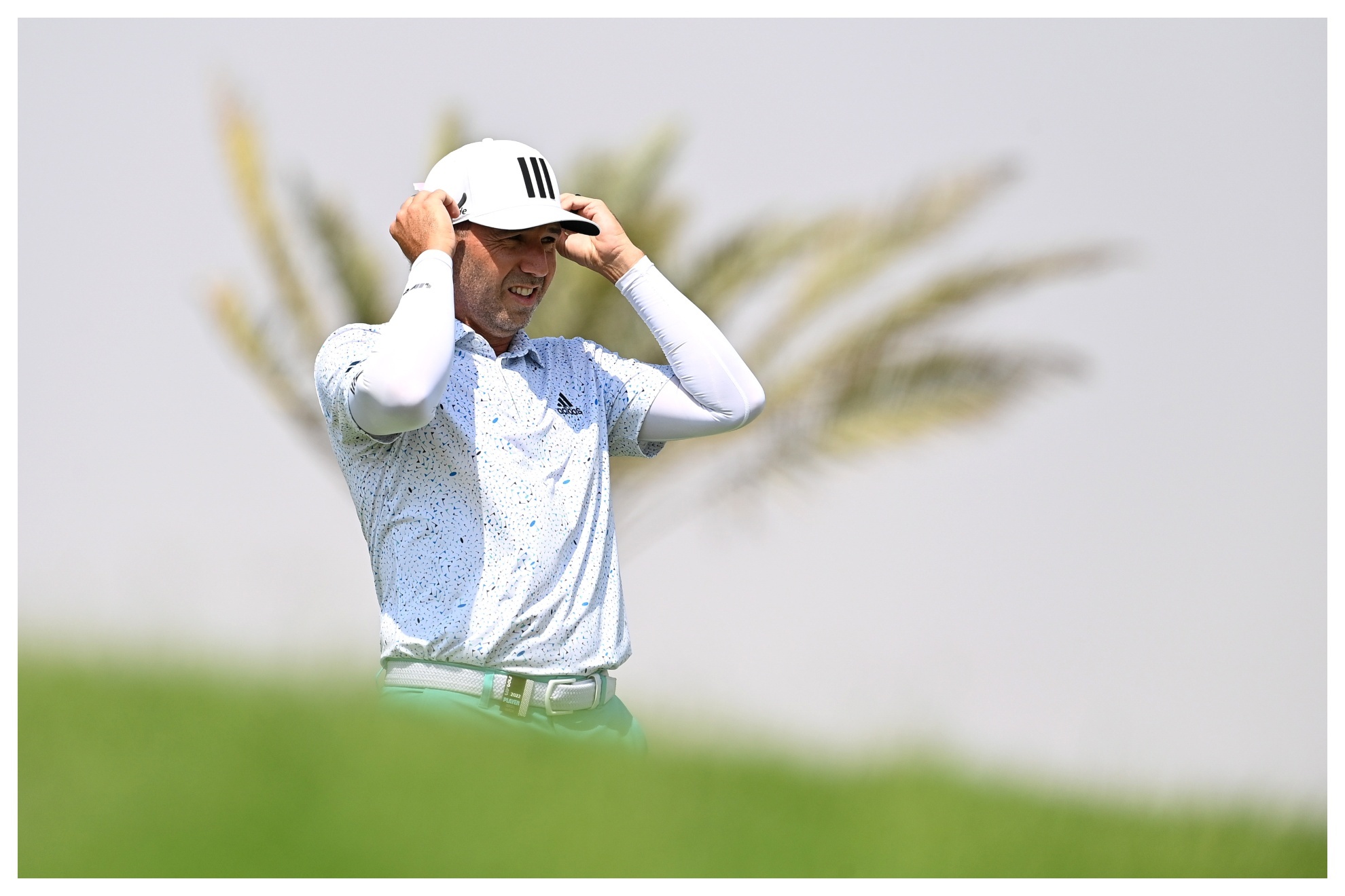 Sergio García durante la primera vuelta del Invitational Jeddadh (Arabia Saudí), del Circuito LIV Golf. Foto: EFE