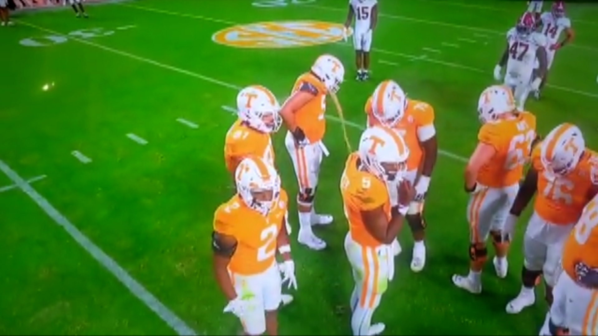 Tennessee player Jeramiah Crawford uses vomit as intimidation tactic