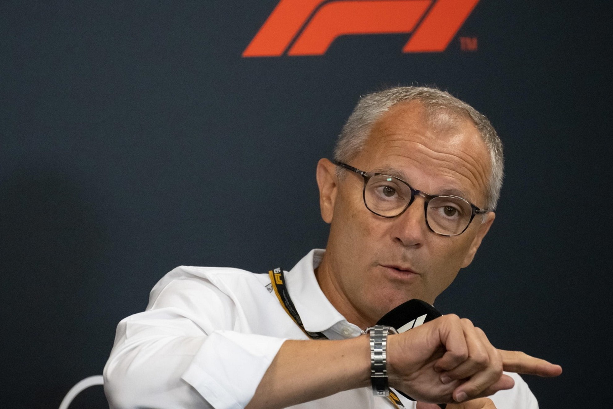 Domenicali, en una conferencia de prensa / F1.com