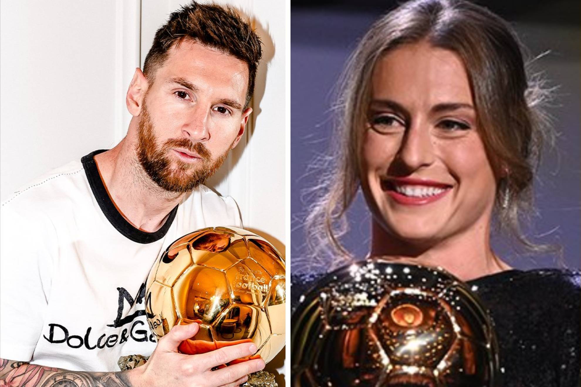 Messi y Putellas, ganadores del Balón de Oro 2021 | @francefootball