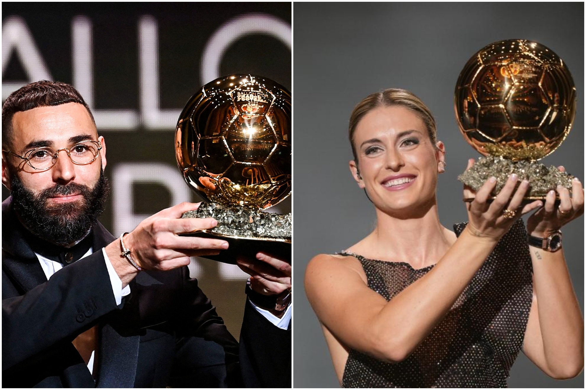 Karim Benzema y Alexia Putellas, Balón de Oro 2022