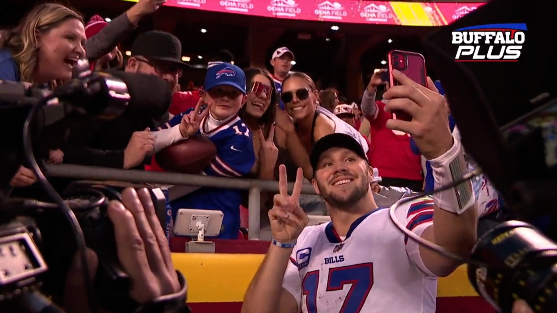 The moment Josh Allen gave a kid the surprise of his life