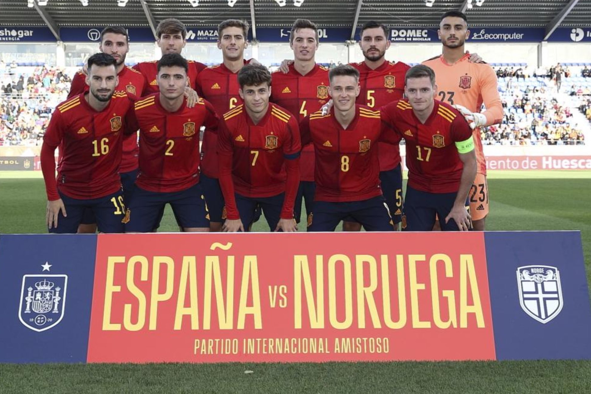 Once de España ante Noruega en el último amistoso / RFEF