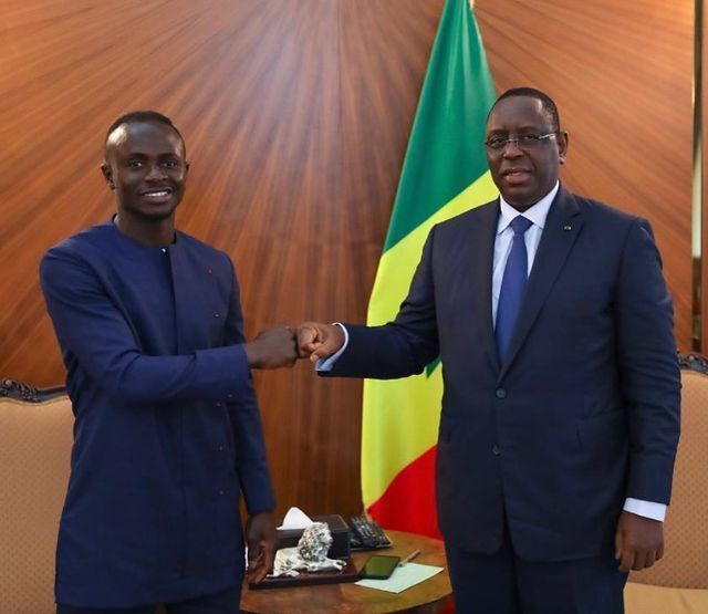 Visita a Macky Sall, presidente de Senegal.