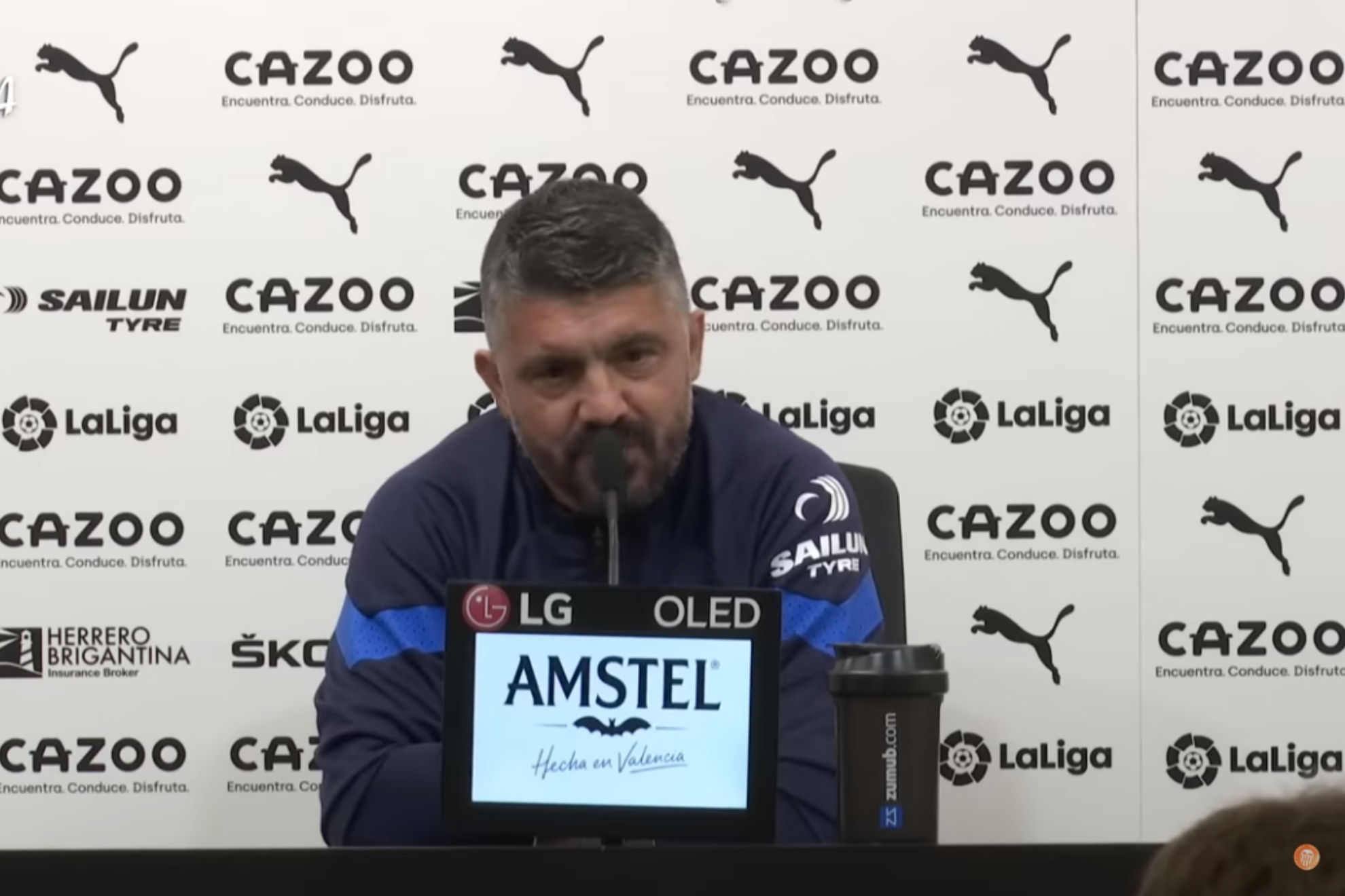 Gattuso: "Con Cavani tengo un poquito de miedo" thumbnail