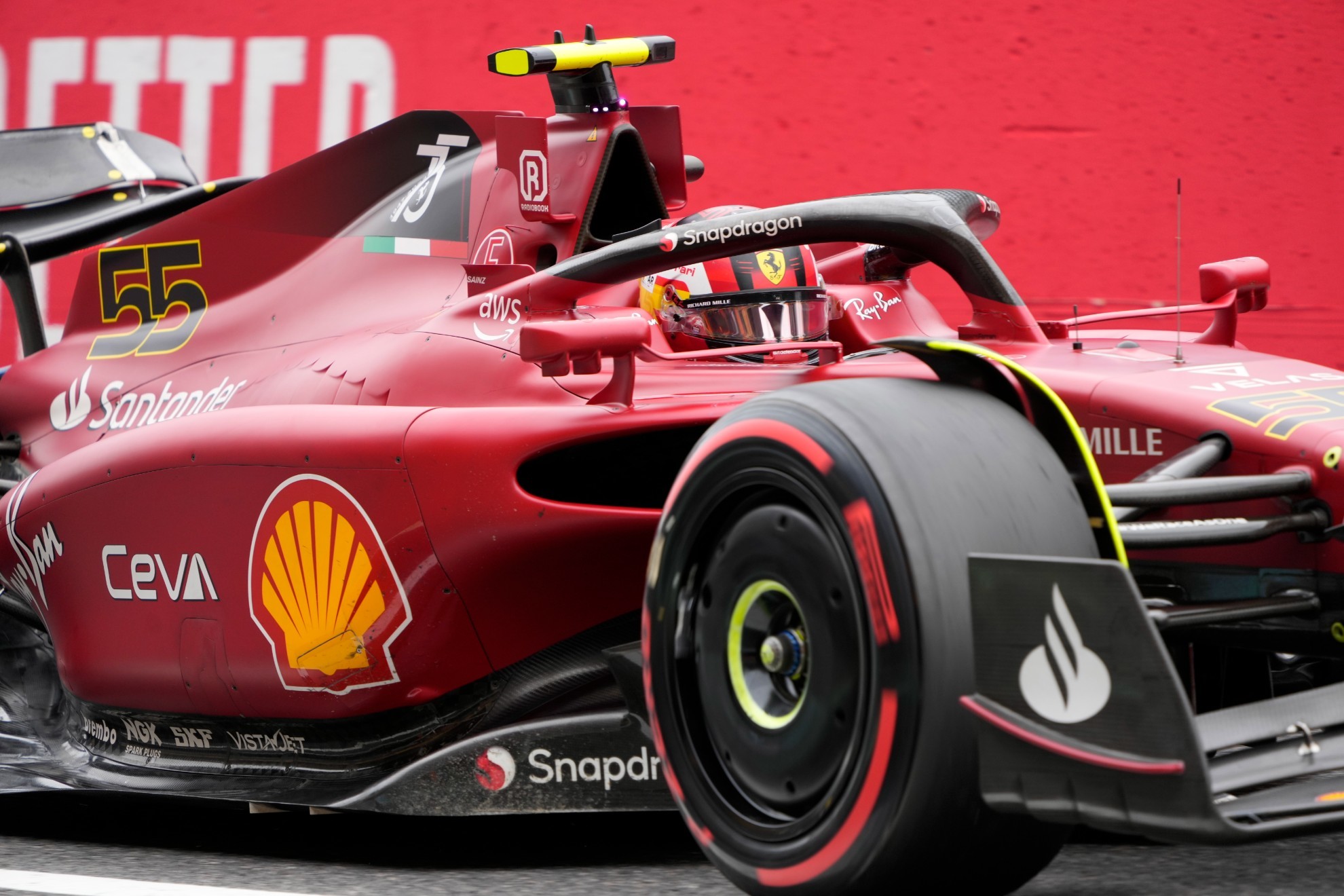 El Ferrari de Carlos Sainz