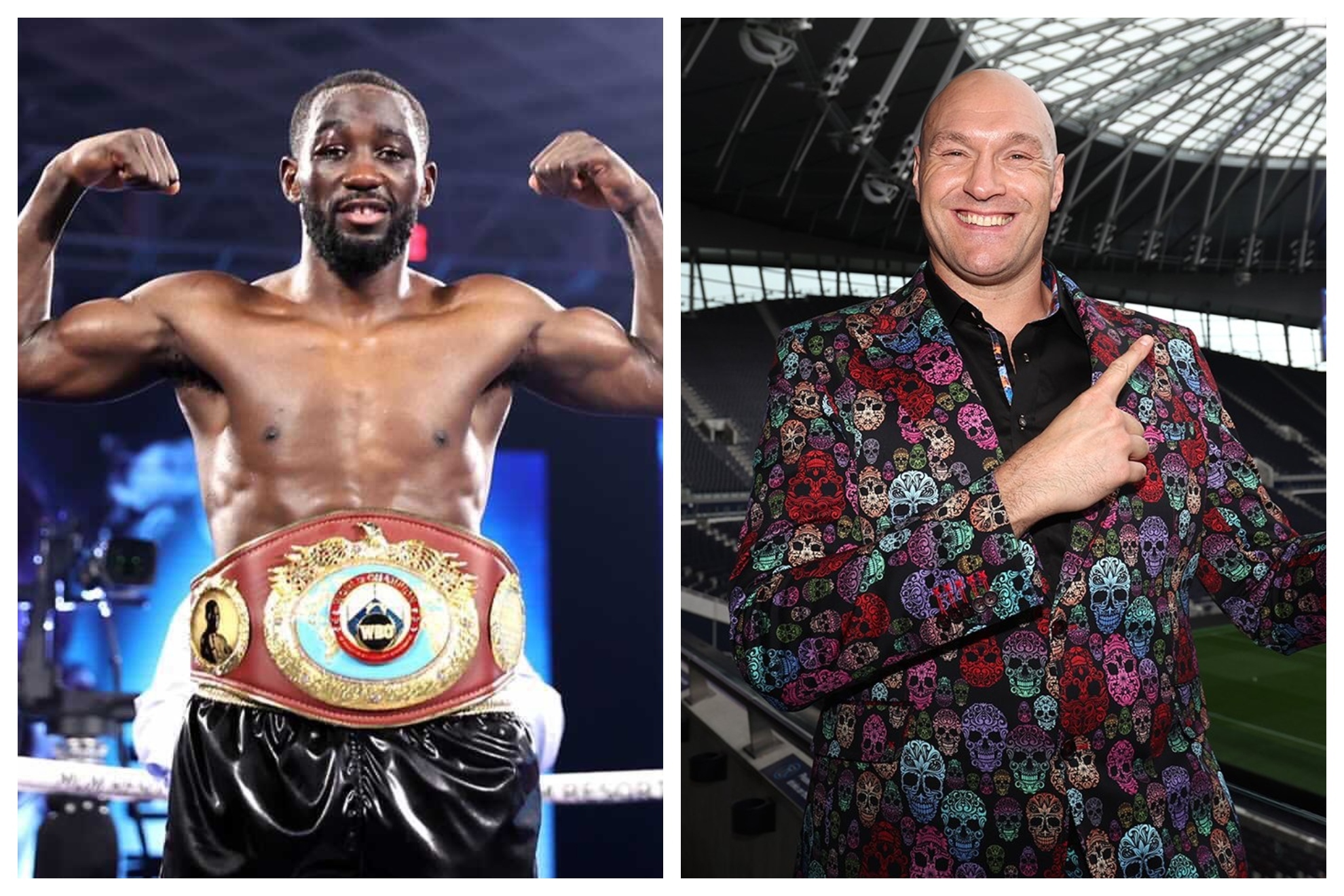 Terence Crawford and Tyson Fury.
