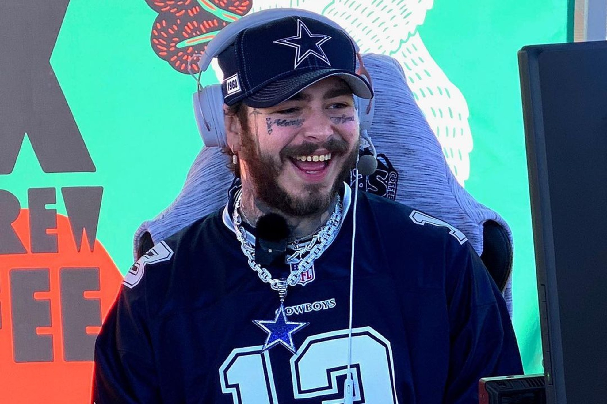 Post Malone vows to get the number '88' tattooed on his forehead if Dallas  Cowboys win Super Bowl