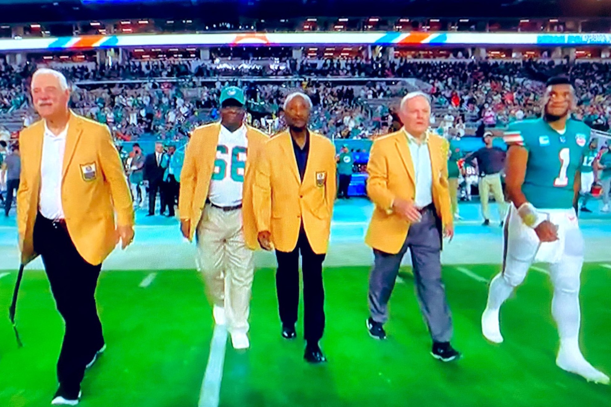 Dolphins legends gathered to celebrate the perfect team