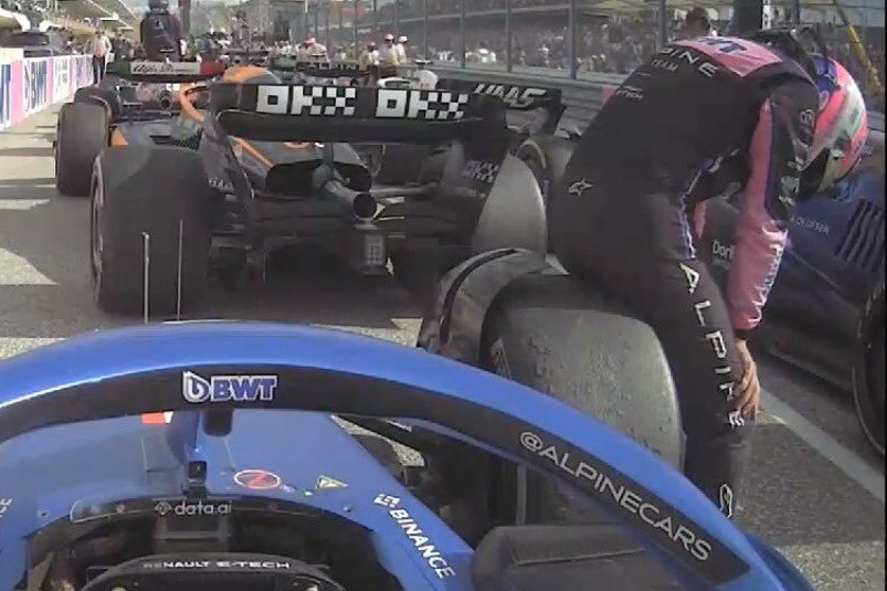 Alonso se duele tras la carrera por el aterizaje del coche y la paliza posterior para remontar.