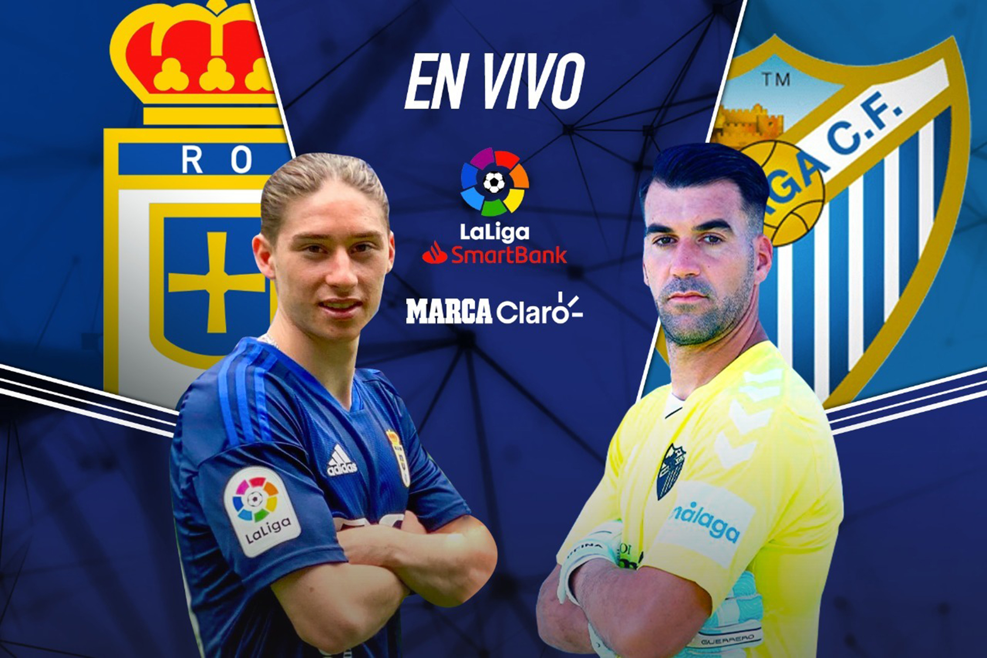 Real Oviedo vs Málaga, en vivo juego de la jornada 12 de LaLiga Smartbank