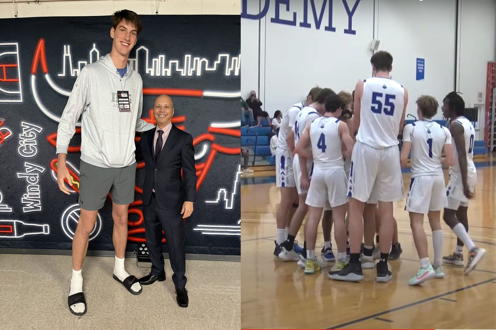 efter skole på slette Olivier Rioux: the 7-foot-6 16 year-old giant is headed to Florida to prep  for his NBA dream | Marca
