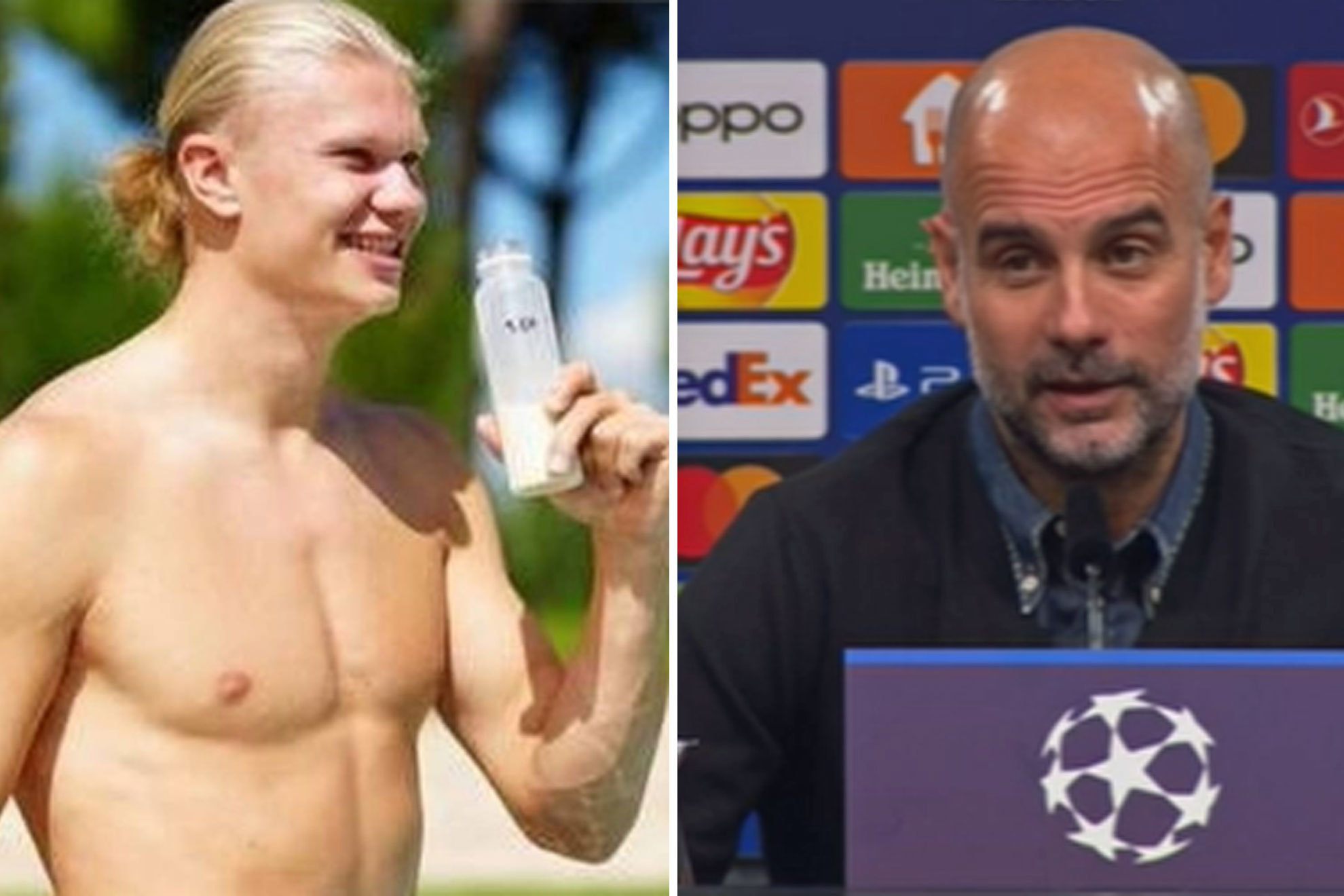 Guardiola's concern about Haaland's Marbella holidays: Hopefully he doesn't eat and drink too much
