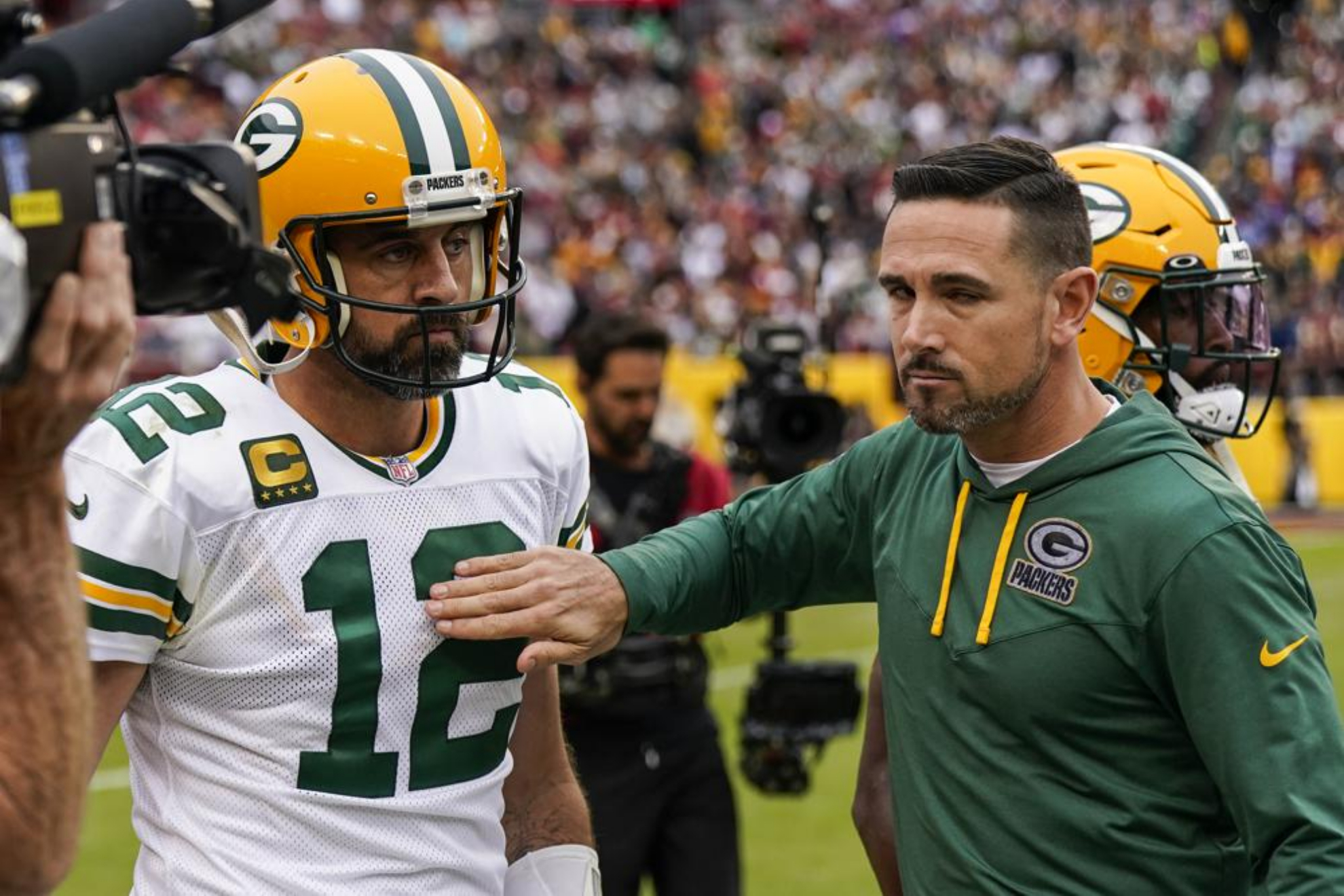 Aaron Rodgers and head coach Matt LaFleur are in constant communication according to the QB.
