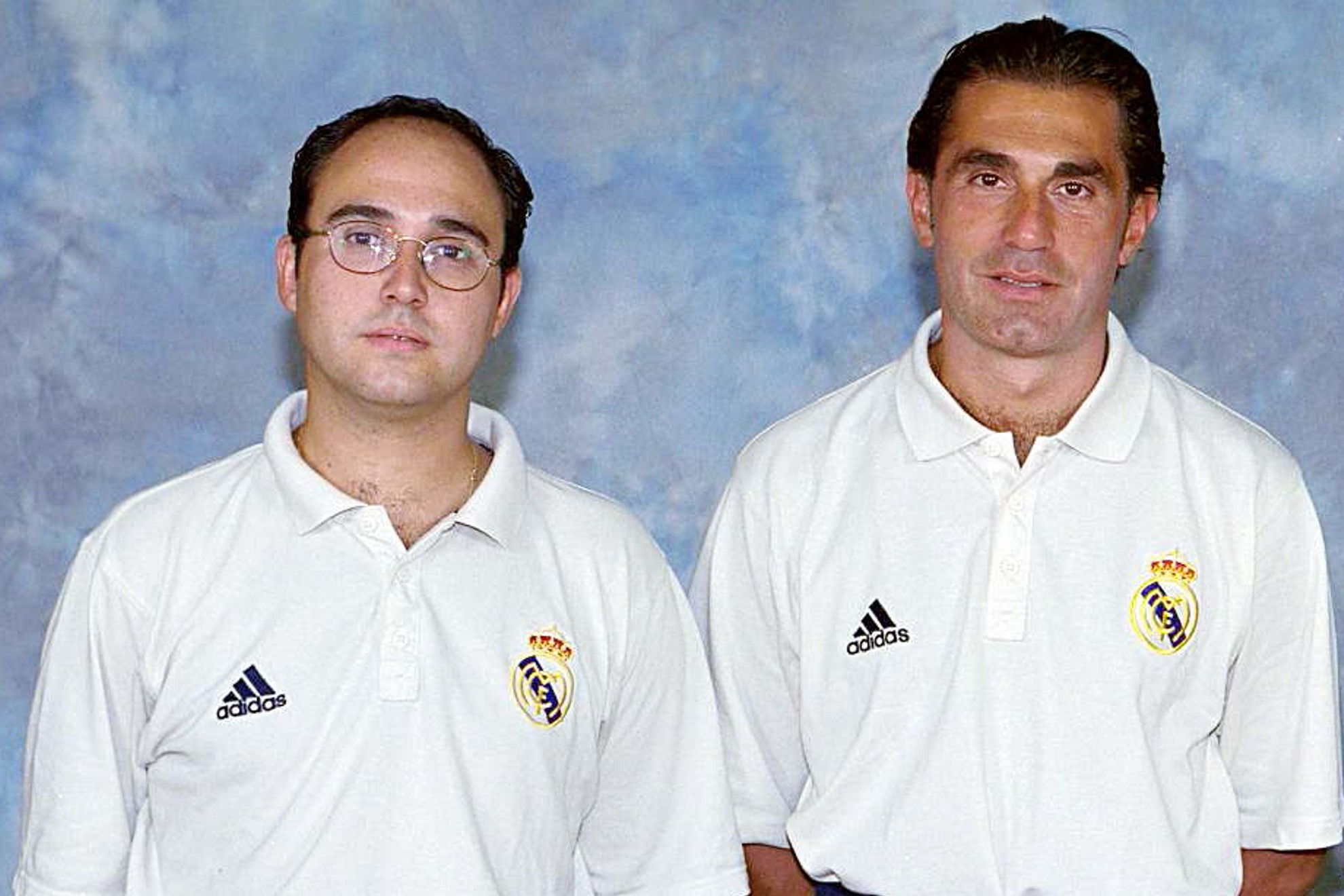 Chus Mateo y Sergio Scariolo, en 1999, la primera vez que trabajaron juntos en el Real Madrid.