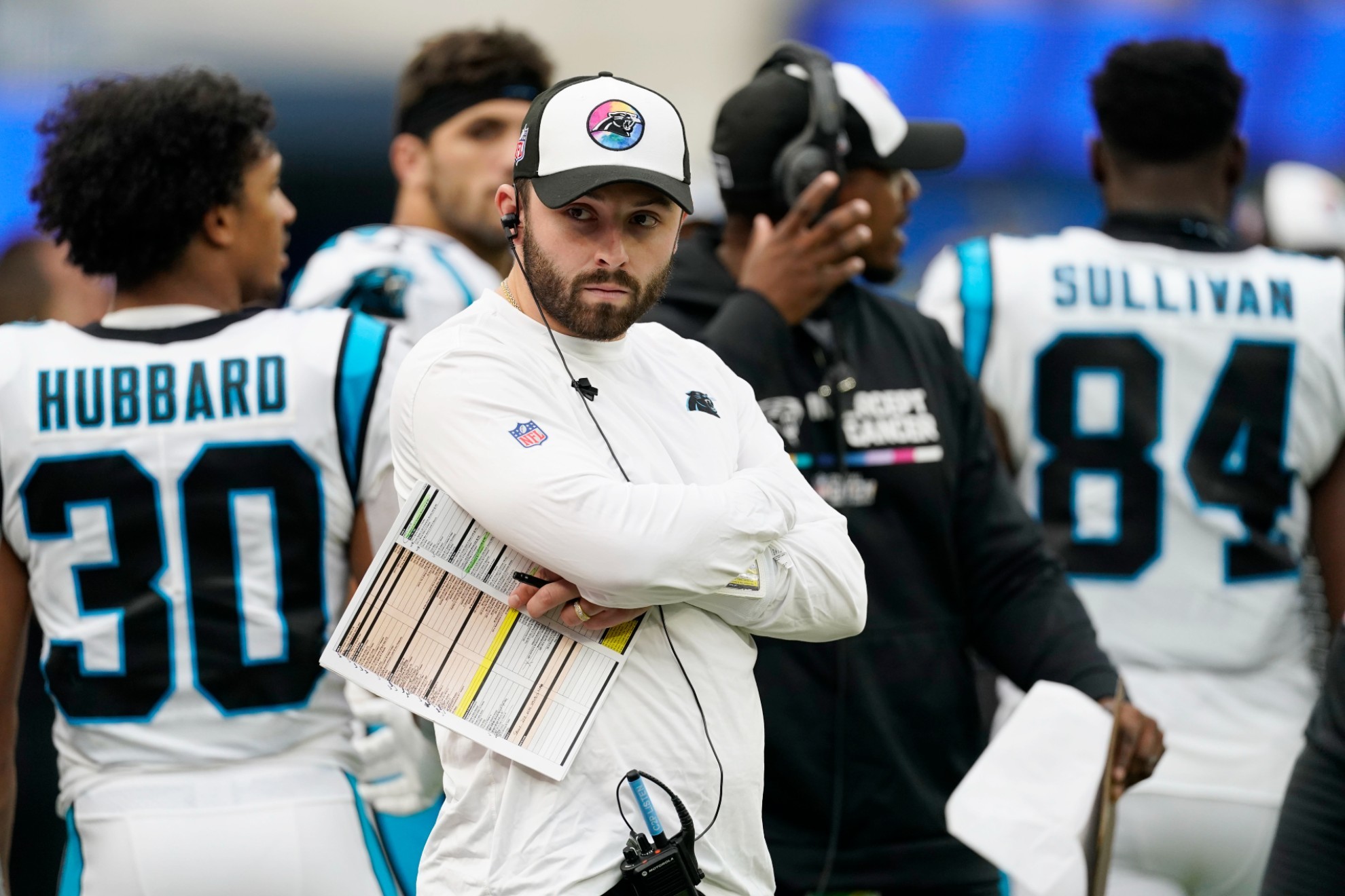 Baker Mayfield lose the starting job as Panthers' QB.