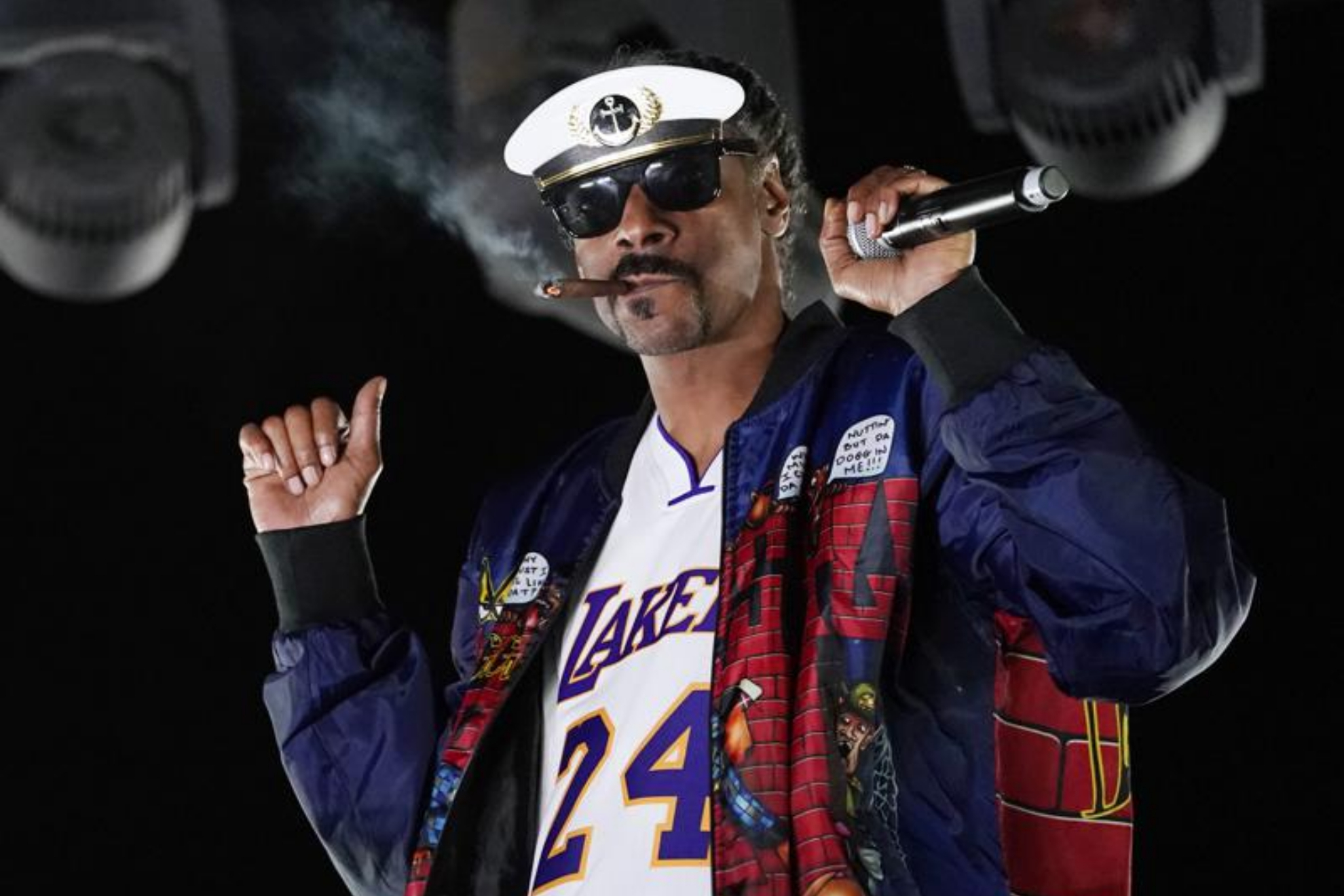 Snoop Dogg performs a DJ set as "DJ Snoopadelic" during the "Concerts In Your Car" series.