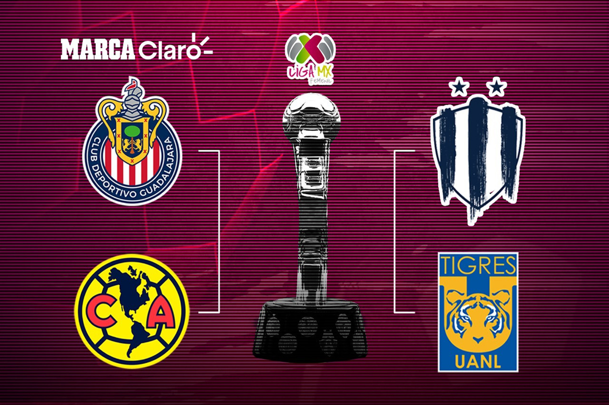 Semifinales de la Liga MX Femenil:horario y dónde ver en vivo por TV.