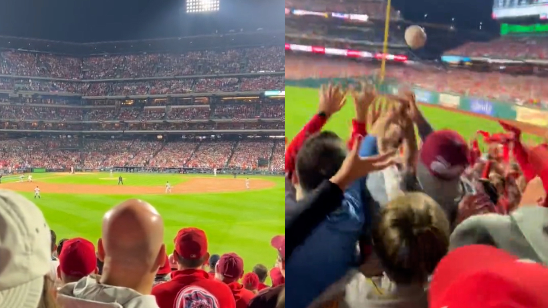 Bryce Harper's unbelievable home run caught on camera against the Houston Astros