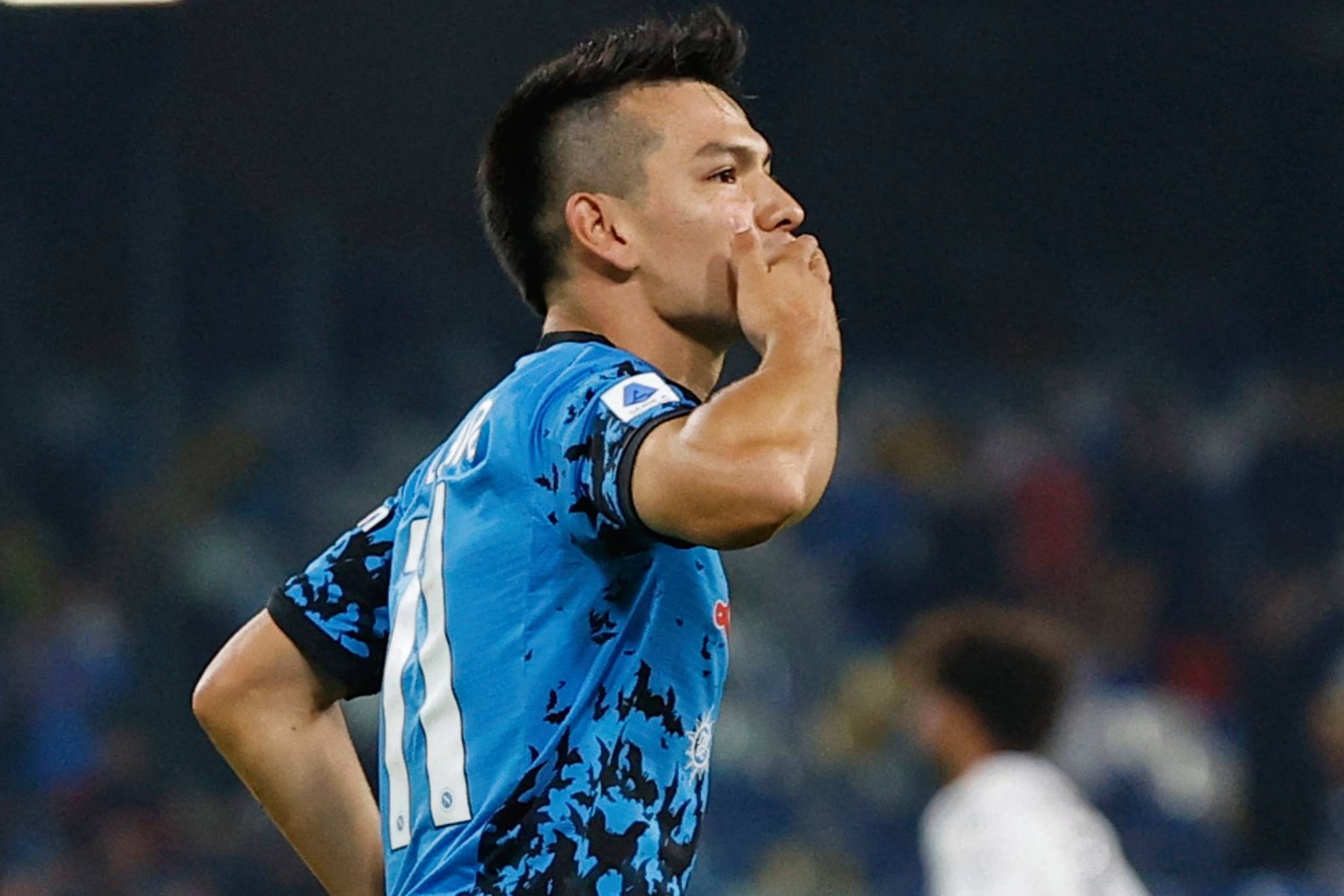 Chucky Lozano celebra un gol con el Napoli | Reuters