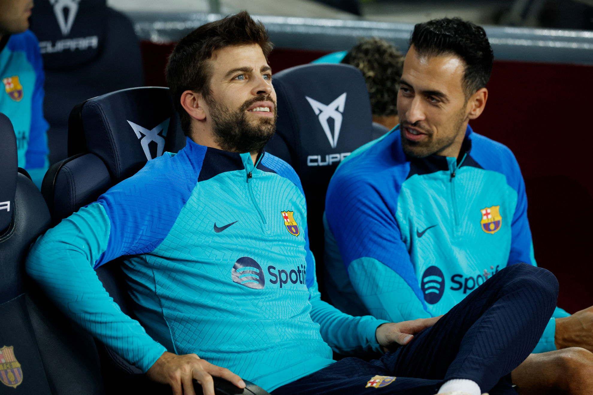 Busquets, sobre el retiro de Piqué: "Se va un trozo del escudo y de la historia del Barcelona"