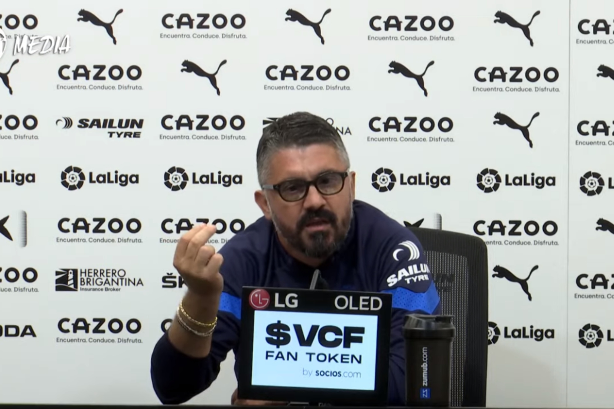 Gennaro Gattuso, at a press conference this s