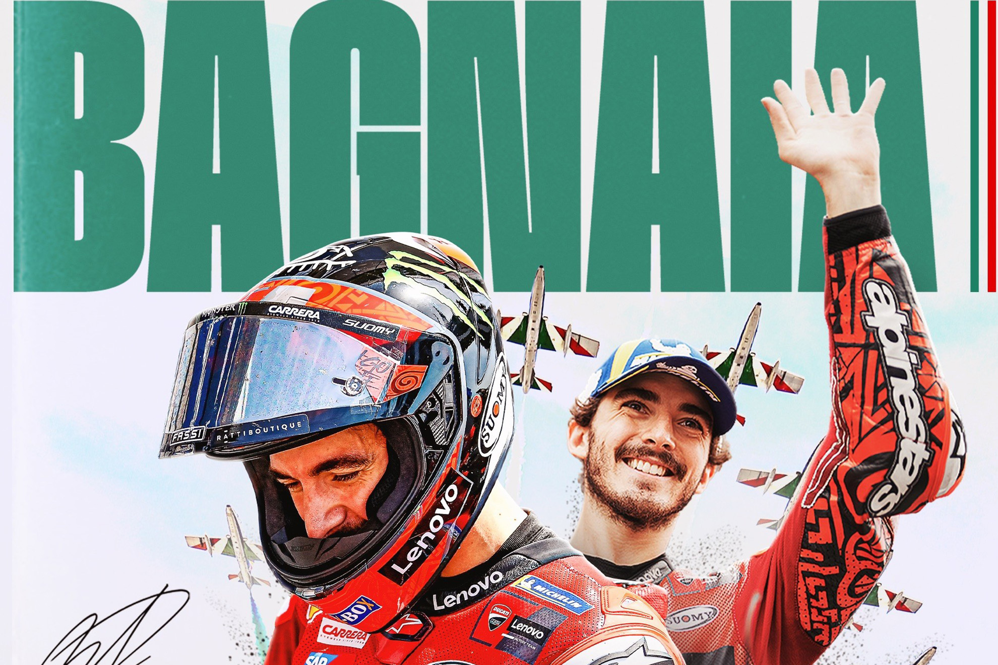 Bagnaia conquistó el campeonato del mundo 2022. | @MotoGP