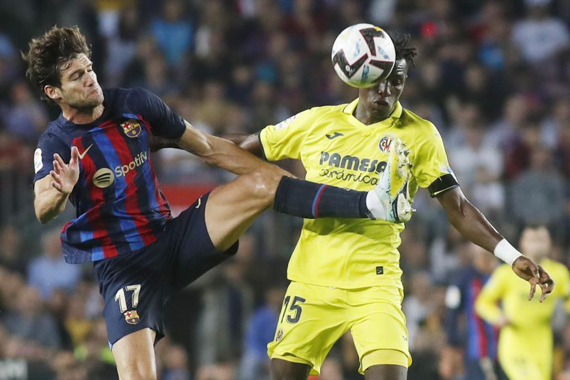 Marcos Alonso, against Villarreal.