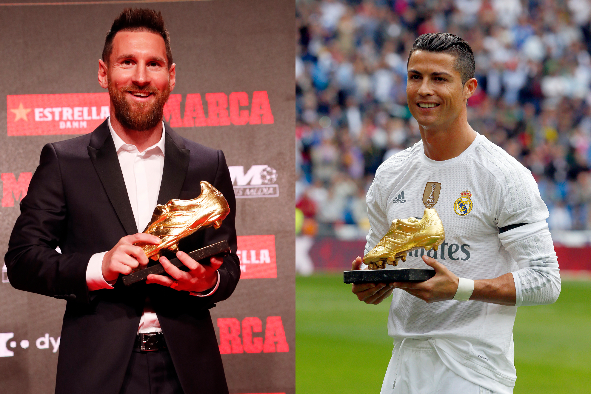 Who has more Golden Boots, Real Madrid or Barcelona?