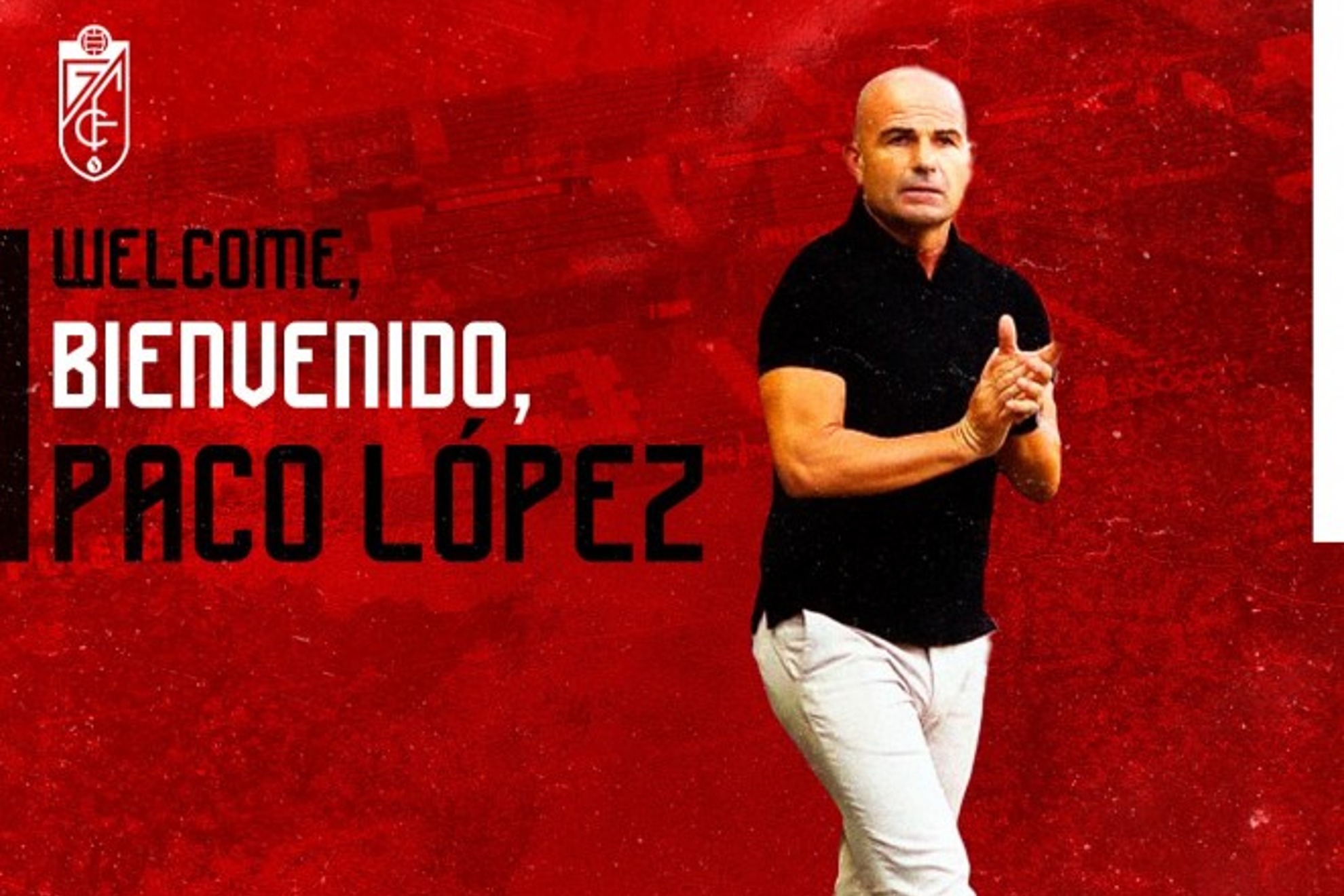 La imagen con la que el Granada ha anunciado el fichaje de Paco López.