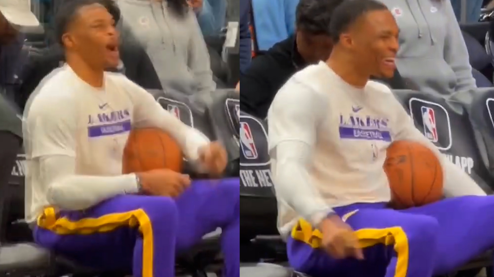 Russell Westbrook wildly dances to Bad Bunny song before Lakers game