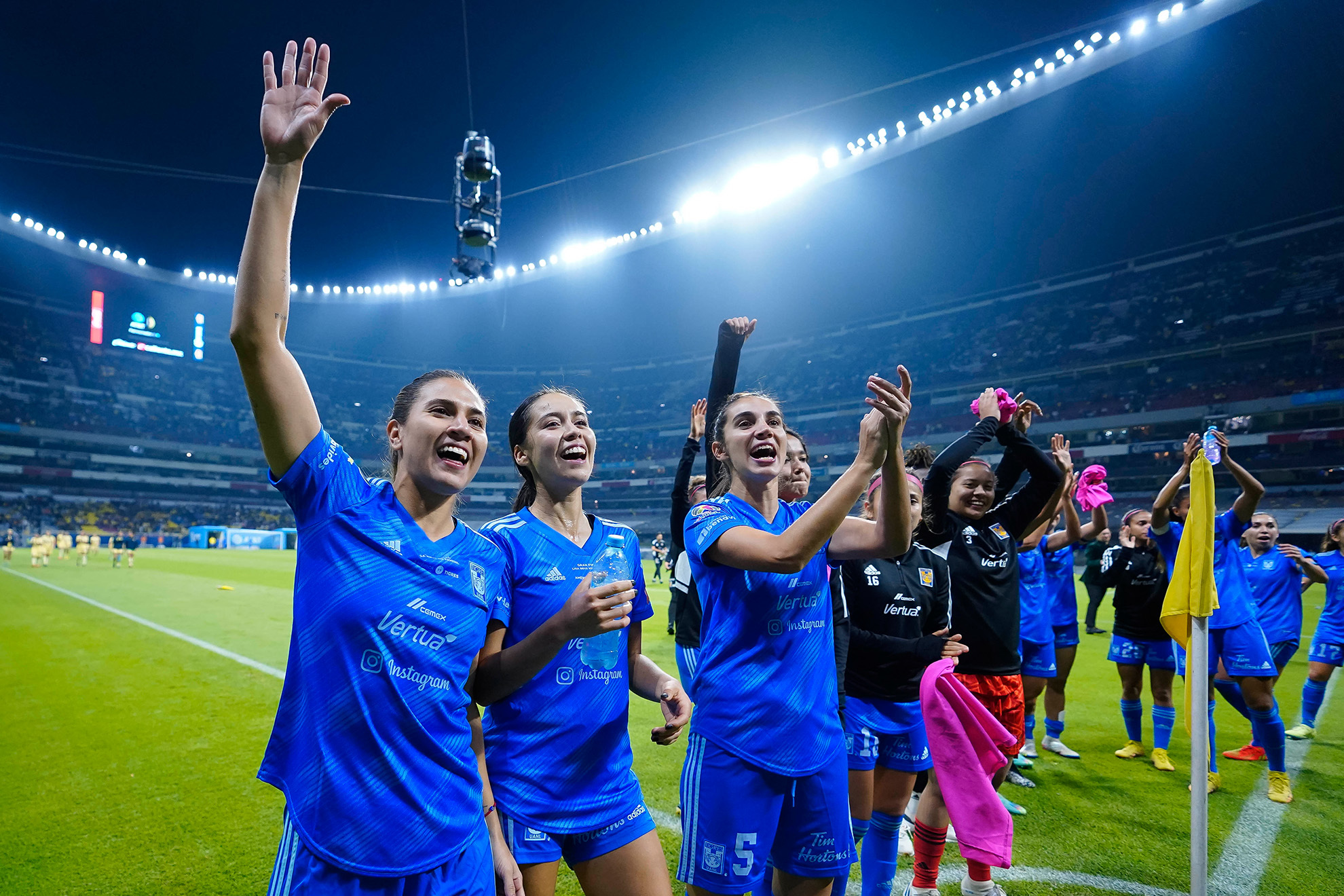 Es el quinto partido que Tigres Femenil presencia estos momentos. | Reuters
