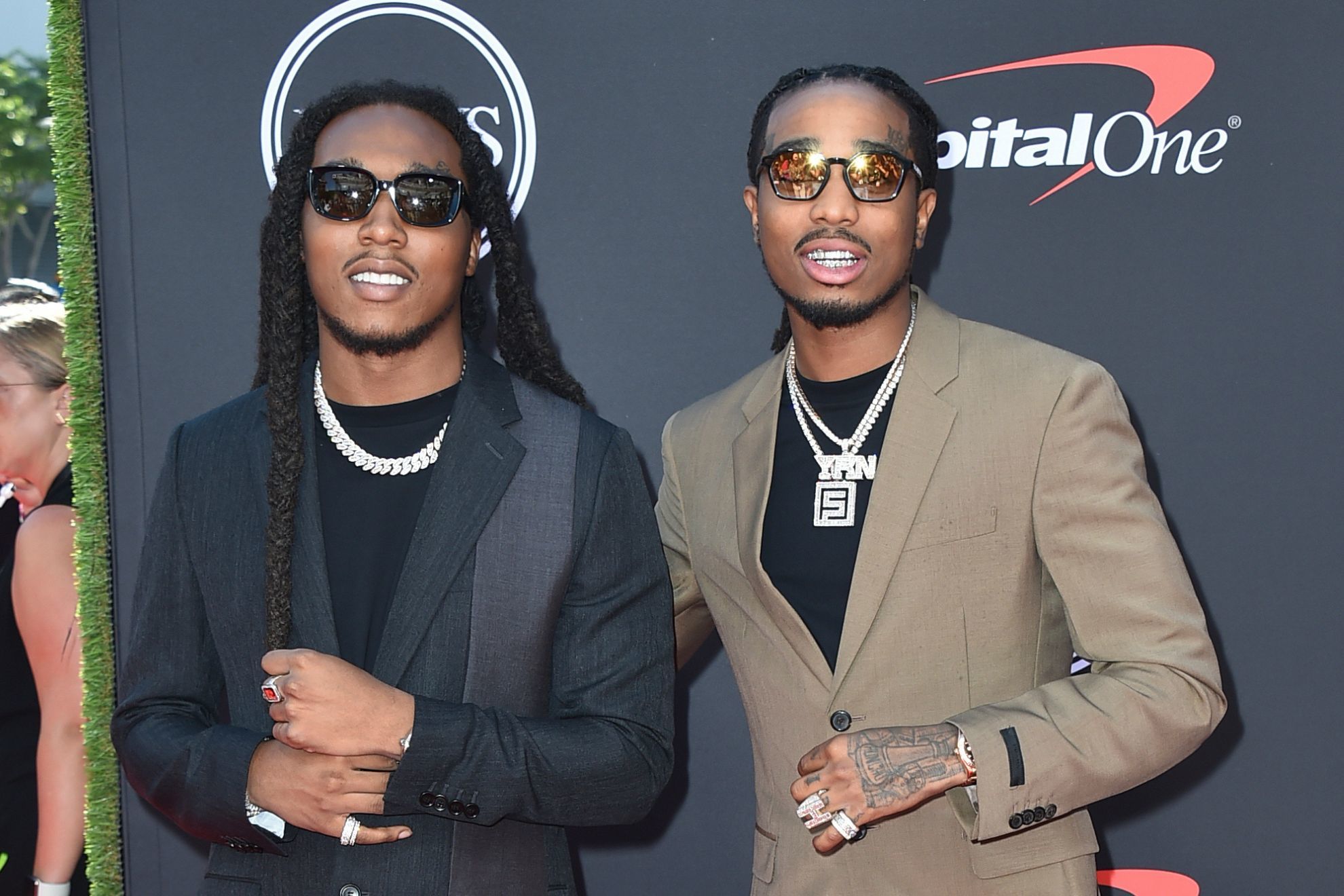 Takeoff (left) and Quavo (right) of Migos