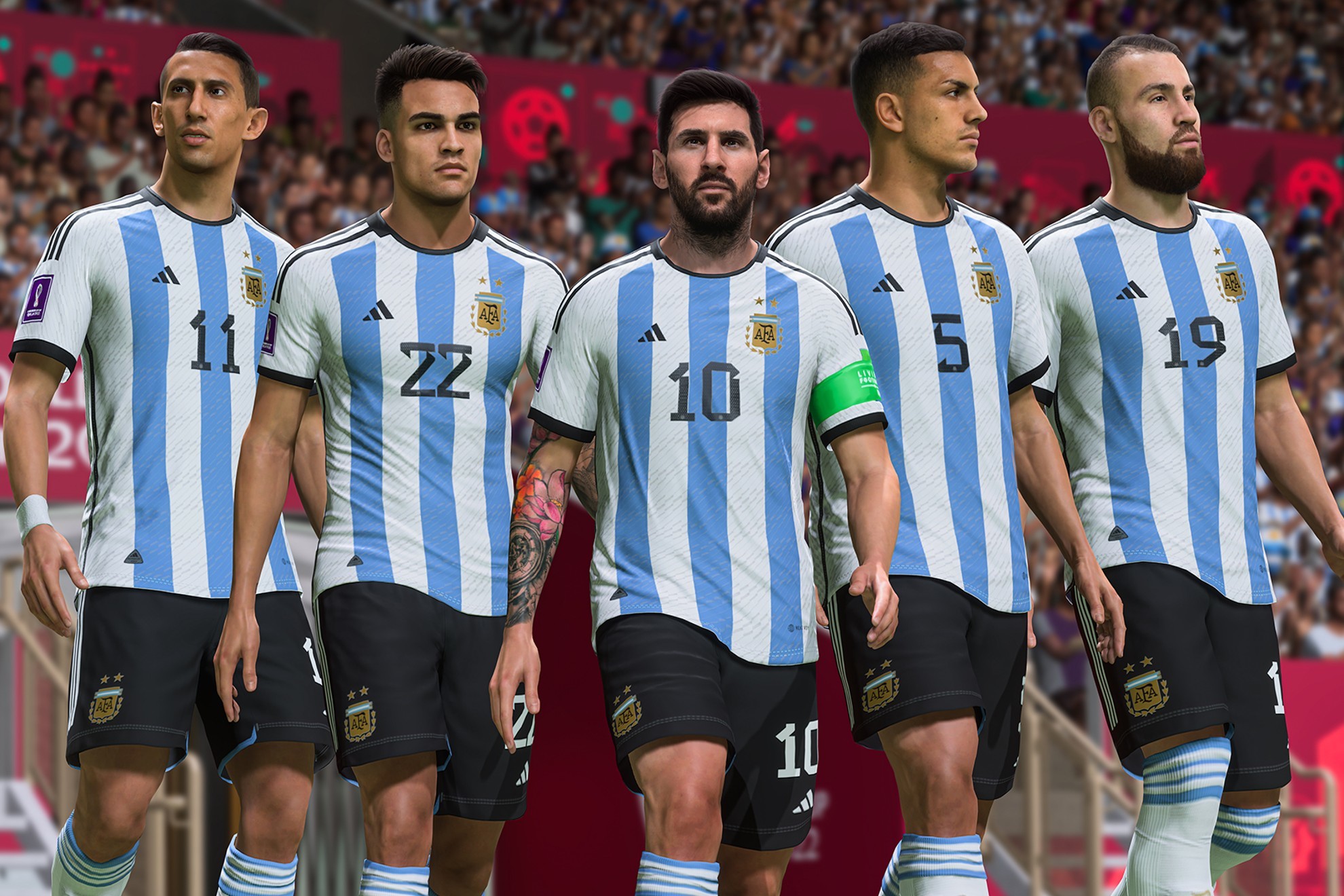 Argentina national soccer team.