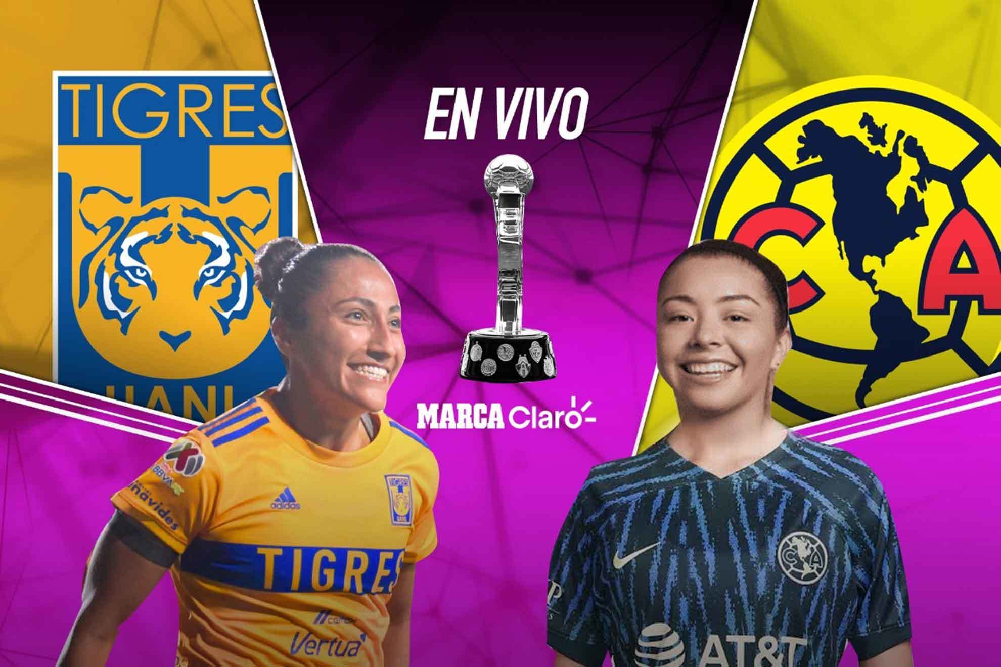 América vs Tigres, en vivo online la final de la Liga MX femenil. MARCA Claro