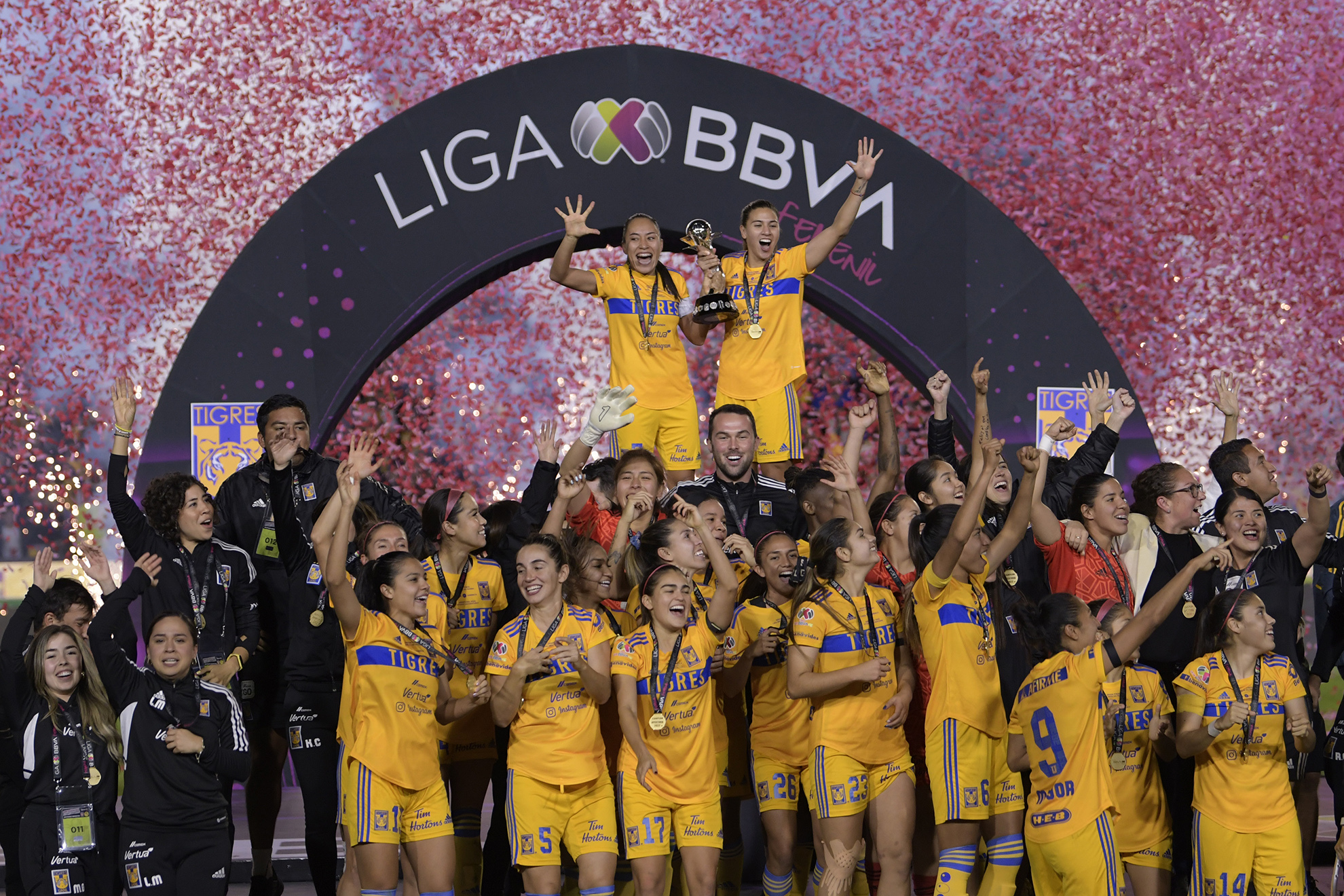 Tigres Femenil logra su quinto título de la Liga MX Femenil. Imago 7