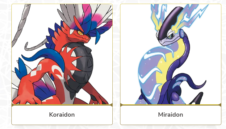 Pokémon nuevos en Pokémon Escarlata y Púrpura. Nintendo.
