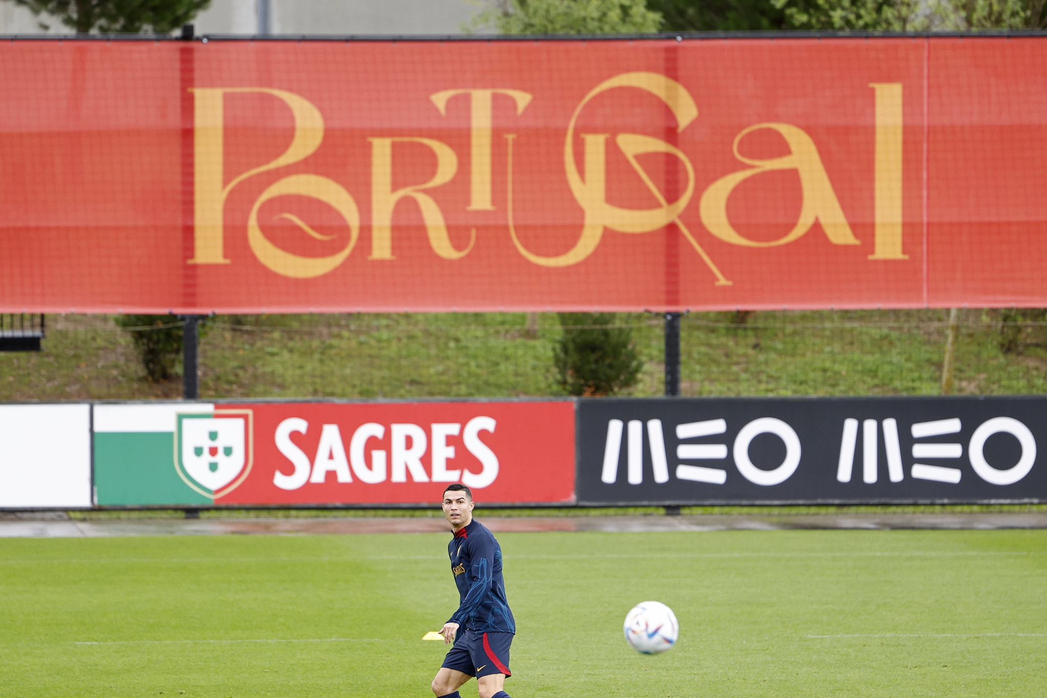 Cristiano in Portugal training. 