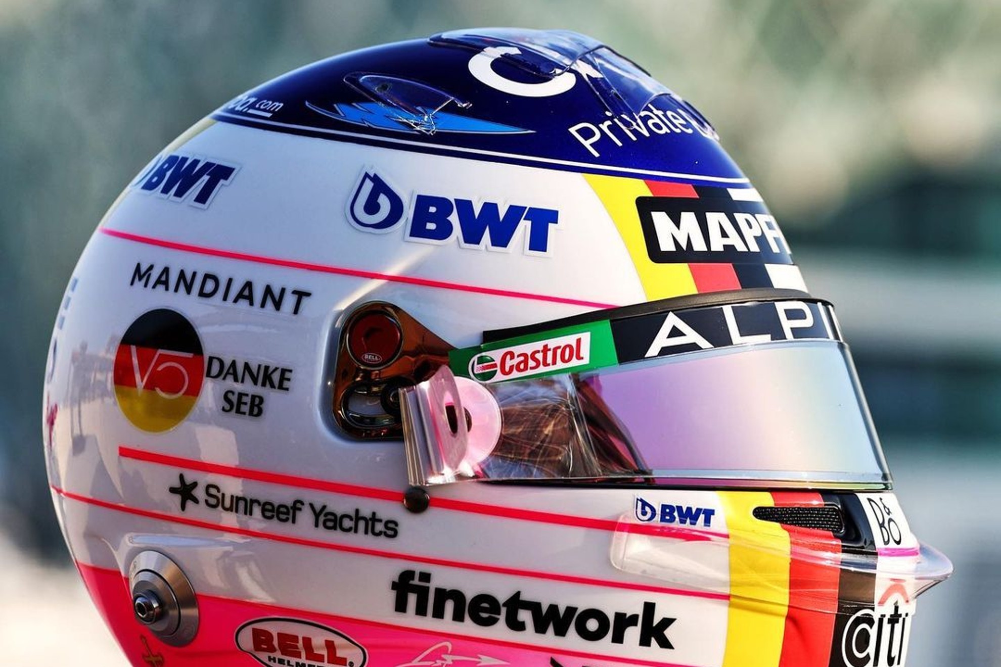 El casco especial que lucirá Fernando Alonso en homenaje a Vettel