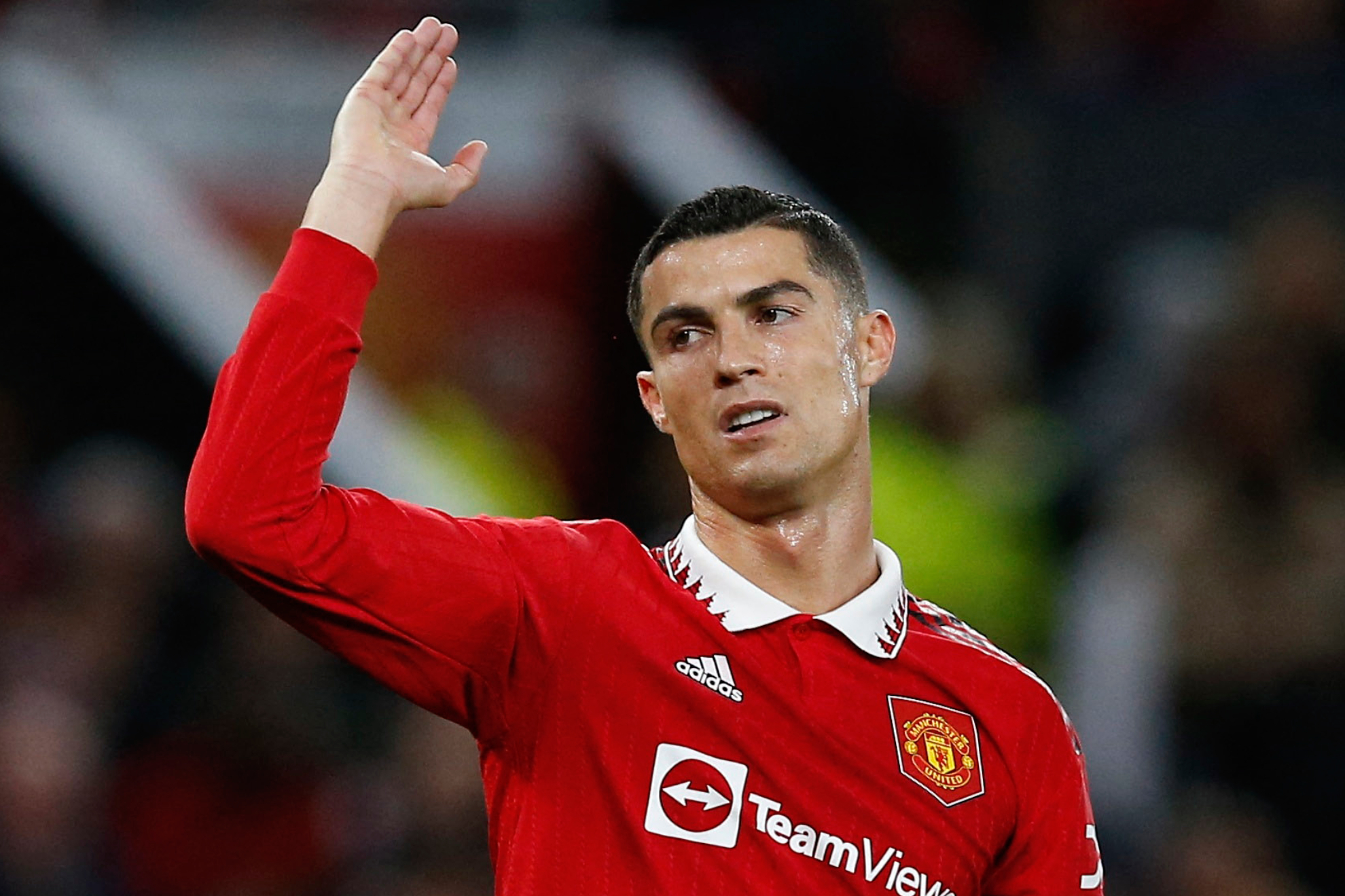 Cristiano Ronaldo en un juego con el Manchester United | Reuters