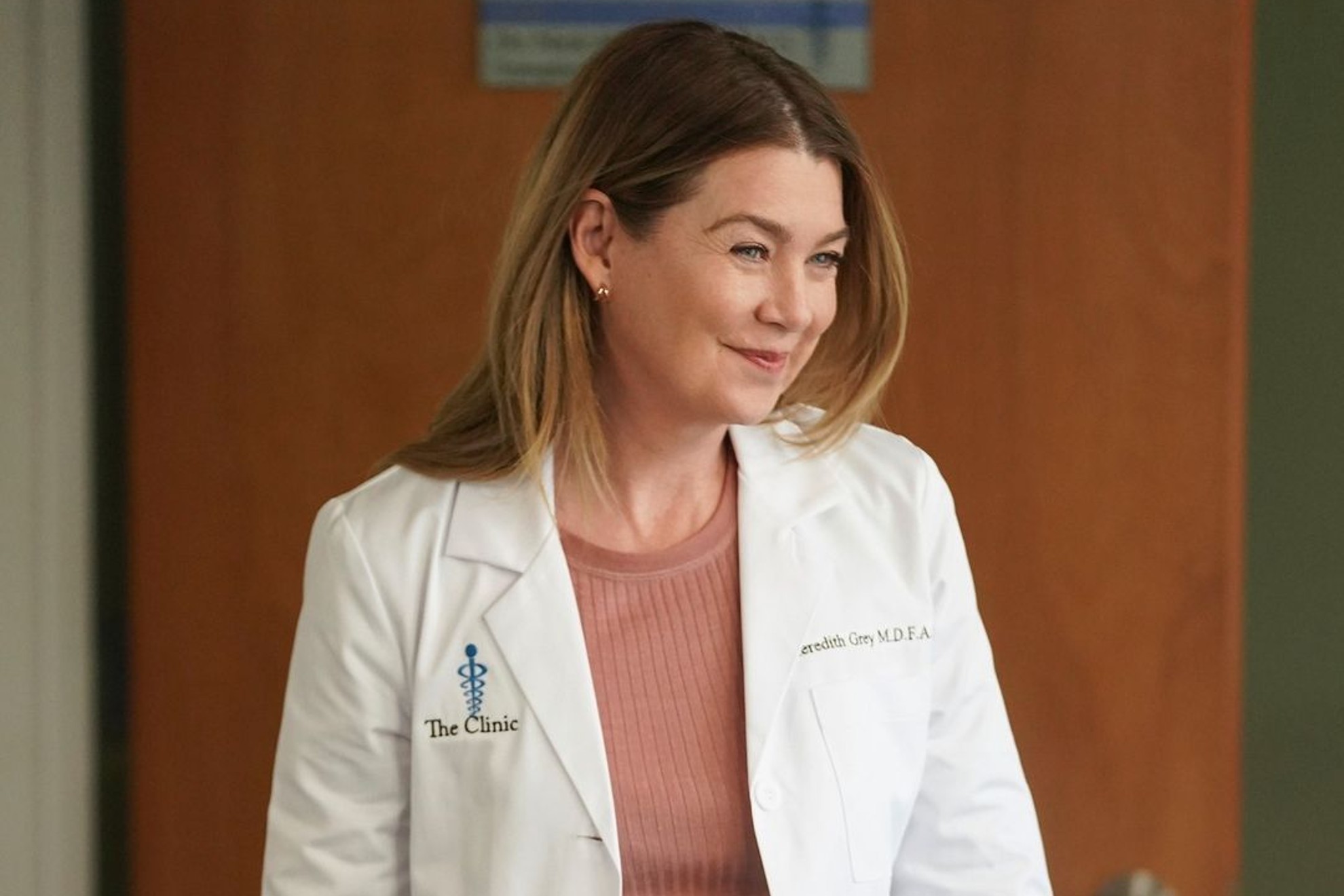 Ellen Pompeo as Meredith Grey in 'Grey's Anatomy'.